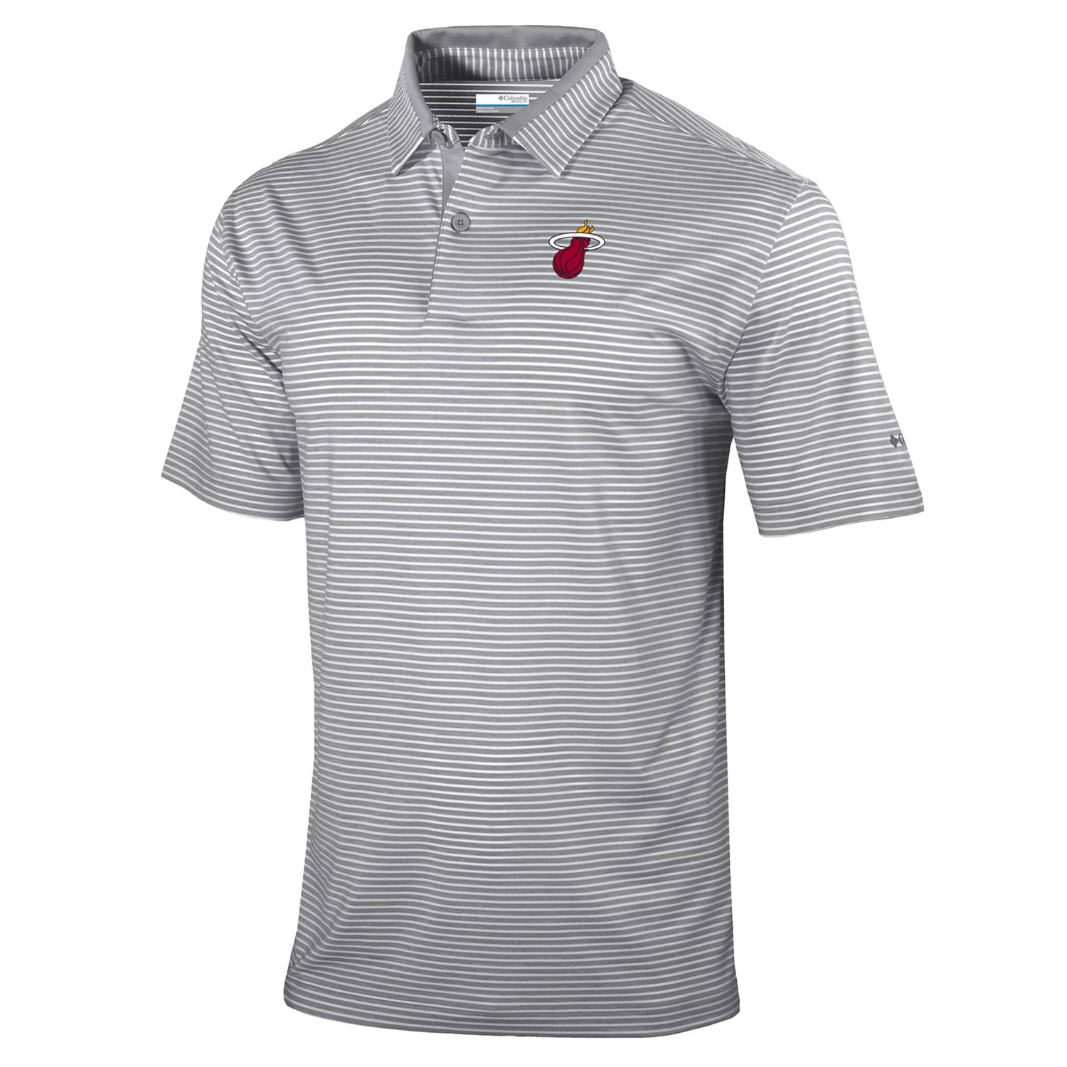 Columbia Miami Heat Omni-Wick Golden Hills Polo - view number 2