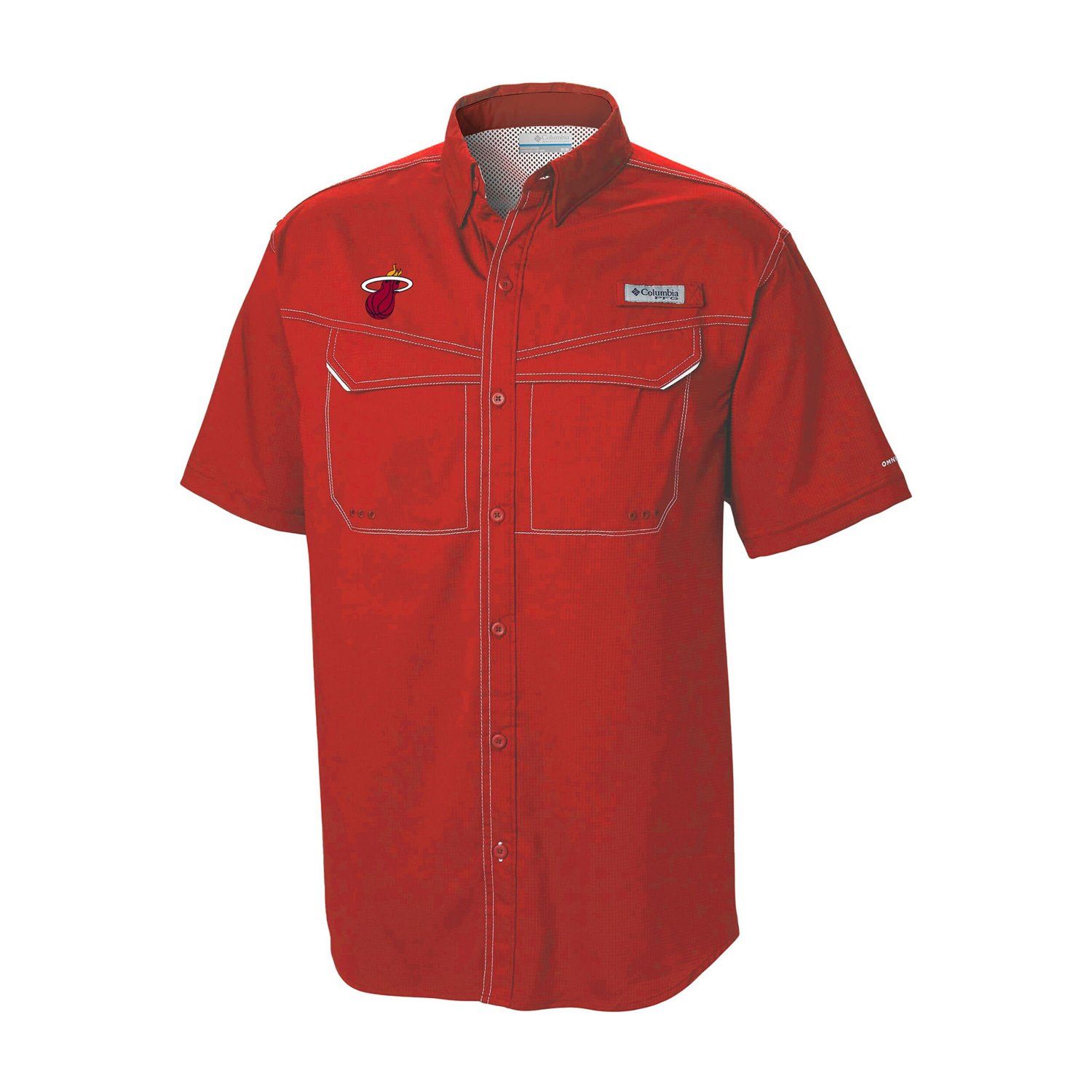 Columbia Miami Heat Omni-Wick Low Drag Offshore Button-Up Shirt - view number 2