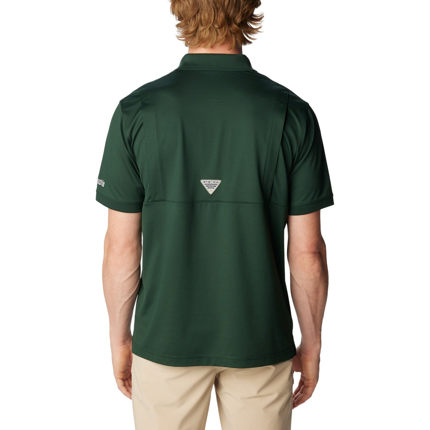 Columbia Michigan State Spartans PFG Tamiami Omni-Shade Polo