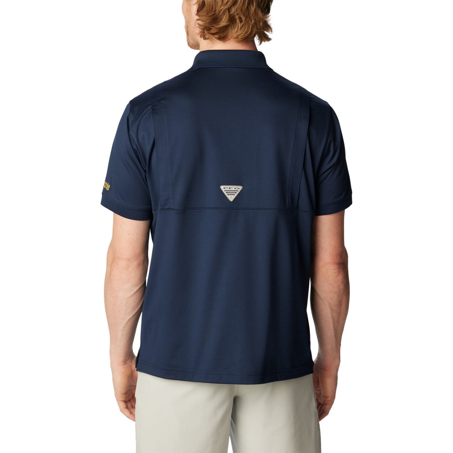 Columbia Michigan Wolverines PFG Tamiami Omni-Shade Polo                                                                         - view number 2