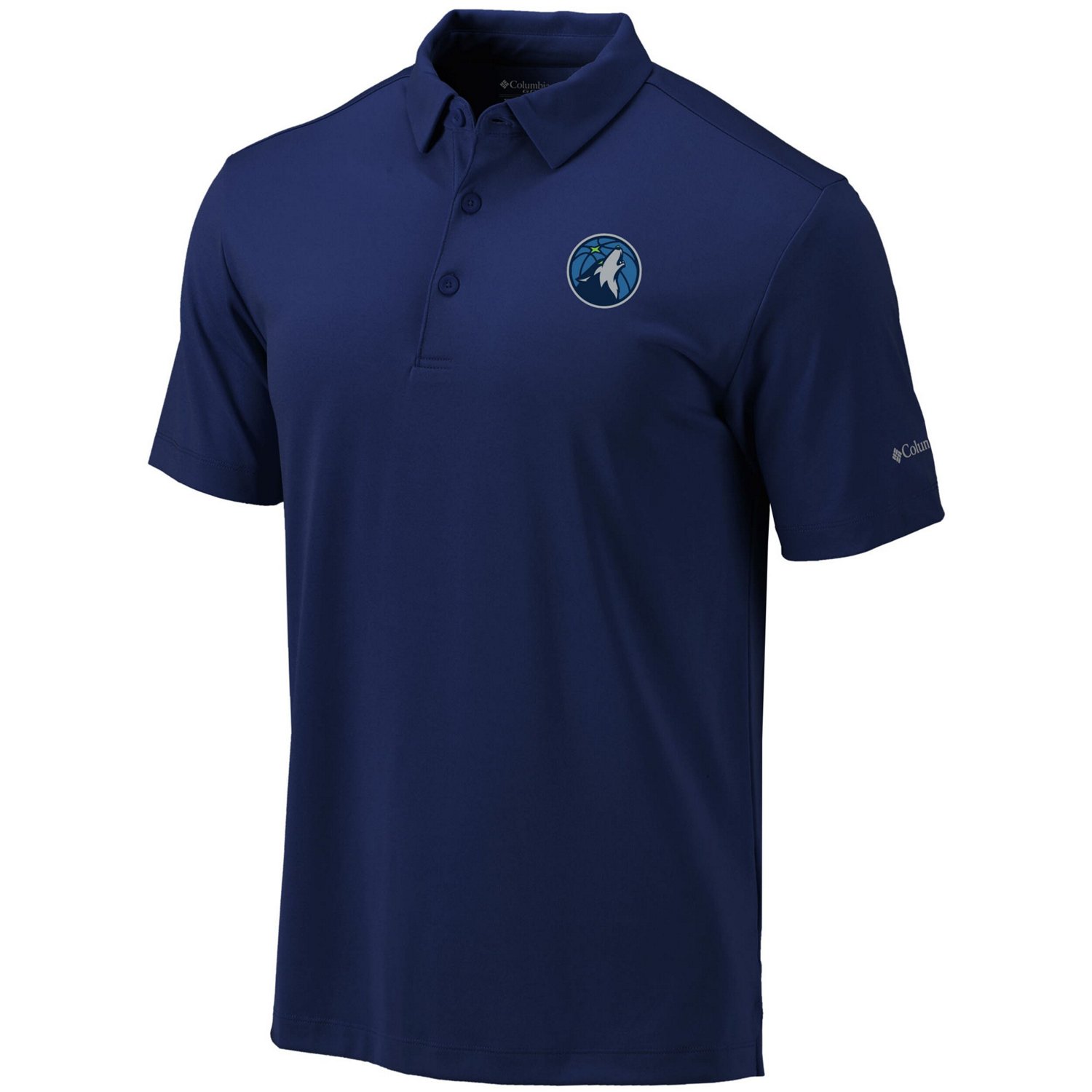 Columbia Minnesota Timberwolves Logo Omni-Wick Drive Polo - view number 2