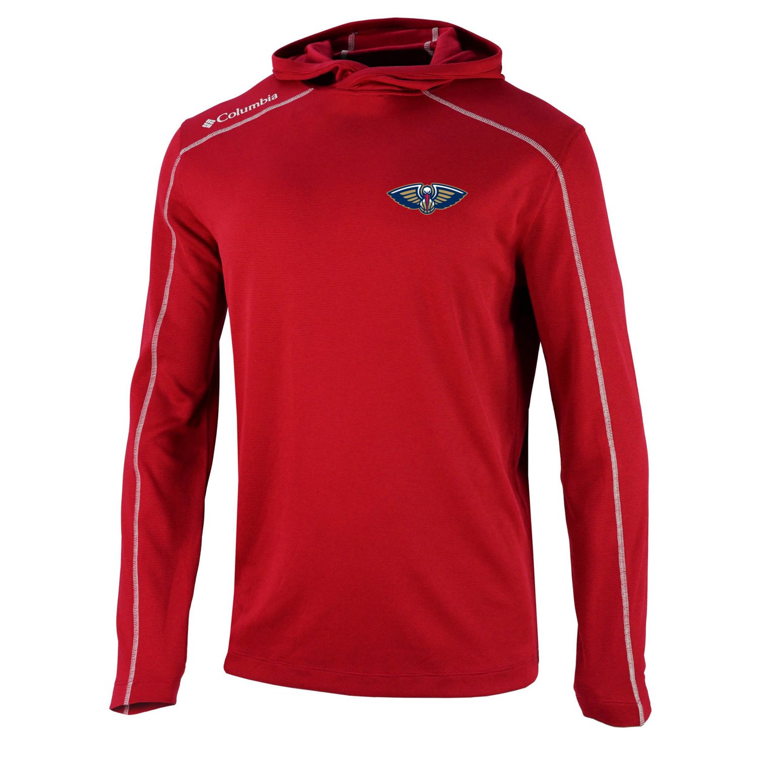Columbia New Orleans Pelicans Shotgun Long Hoodie T-Shirt - view number 2