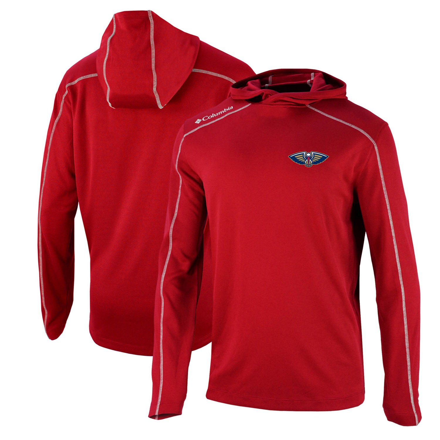 Columbia New Orleans Pelicans Shotgun Long Hoodie T-Shirt - view number 1