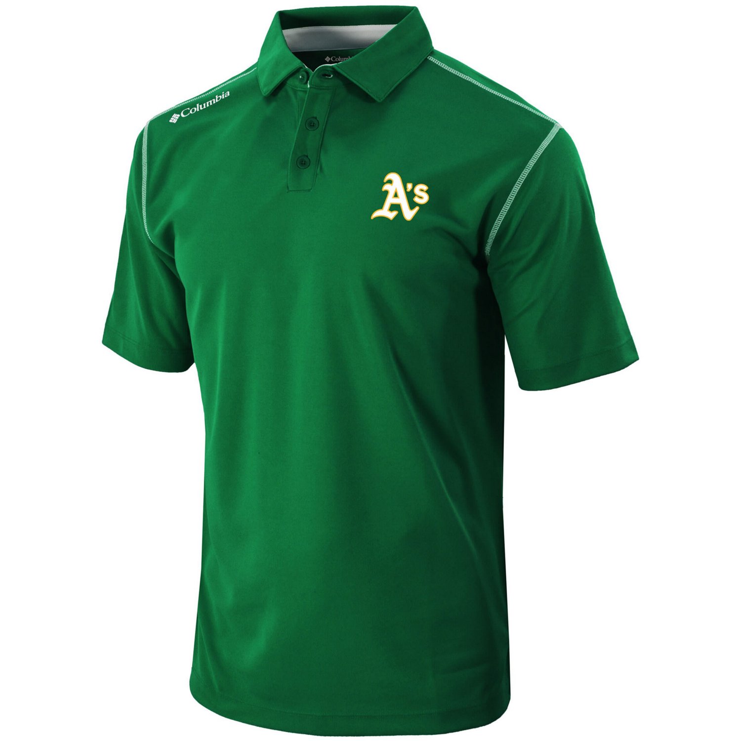 Columbia Oakland Athletics Omni-Wick Shotgun Polo - view number 2