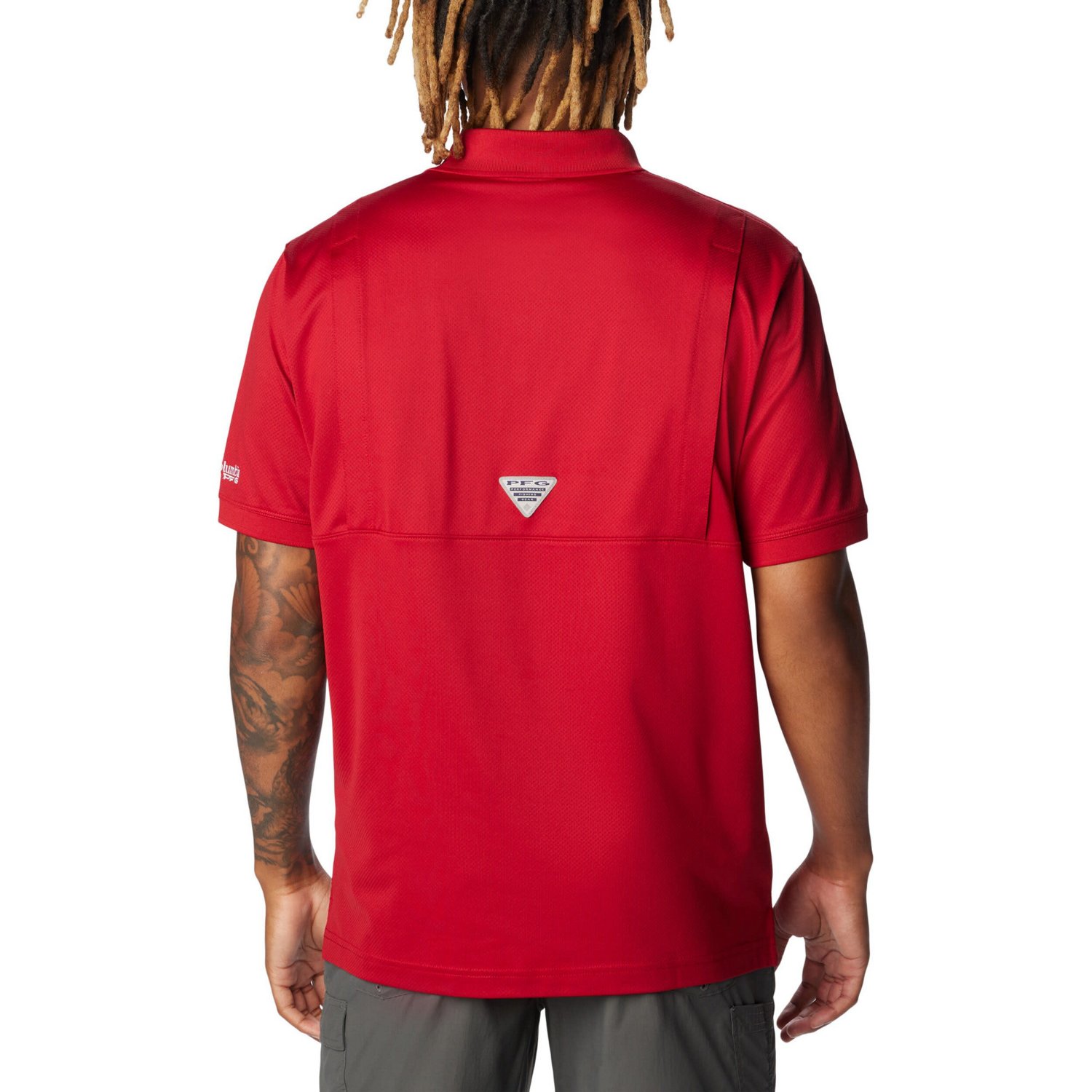 Columbia Oklahoma Sooners PFG Tamiami Omni-Shade Polo