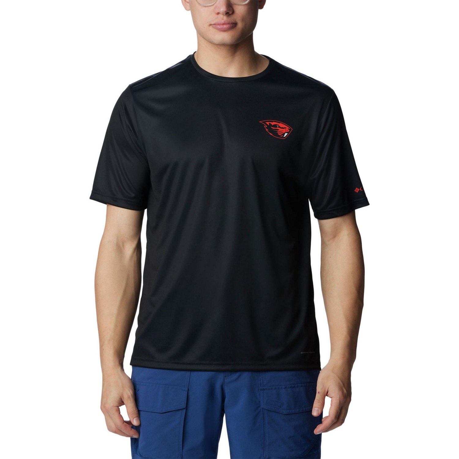 Columbia Oregon State Beavers Terminal Tackle Badge Omni-Shade T-Shirt - view number 1