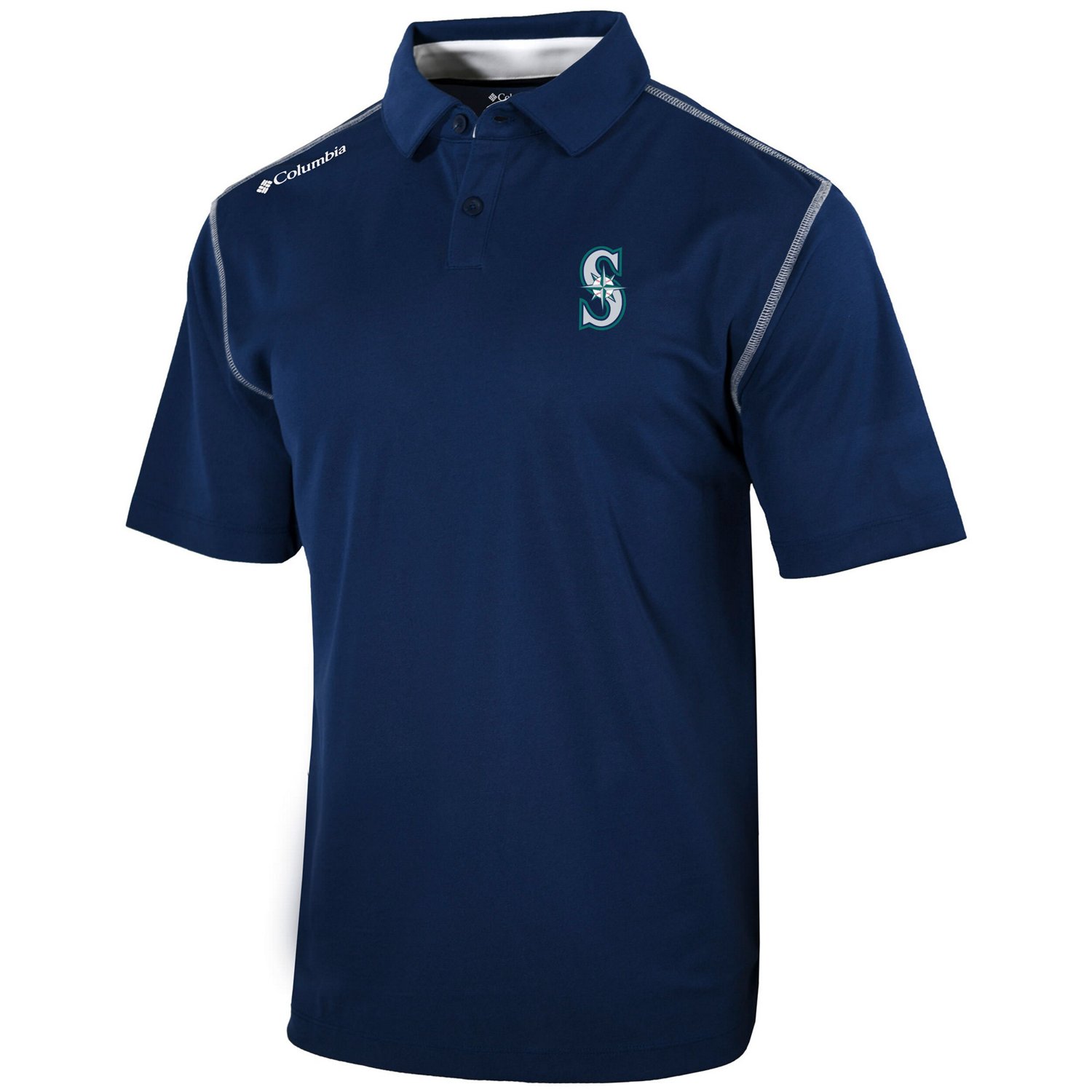 Columbia Seattle Mariners Omni-Wick Shotgun Polo - view number 2