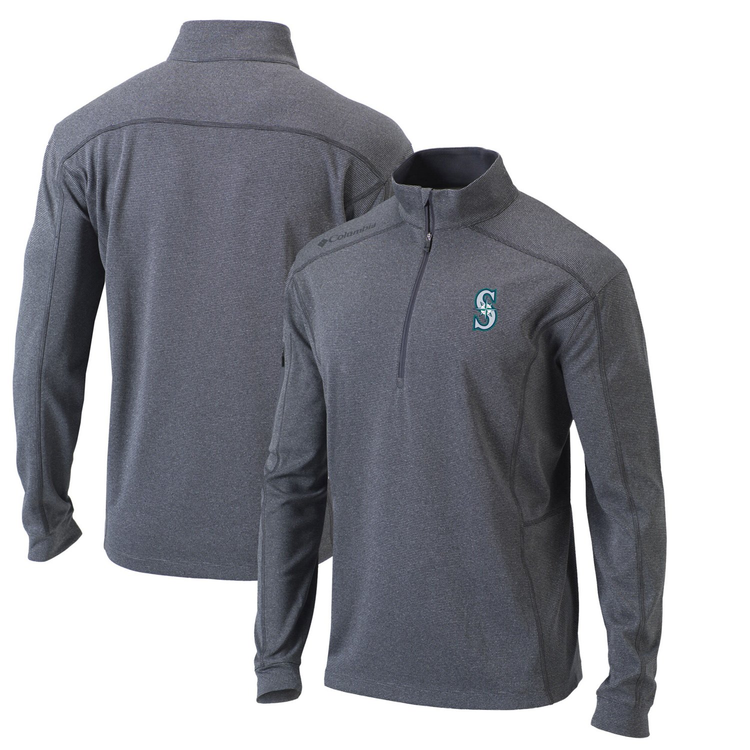 Columbia Seattle Mariners Omni-Wick Shotgun Quarter-Zip Pullover Top