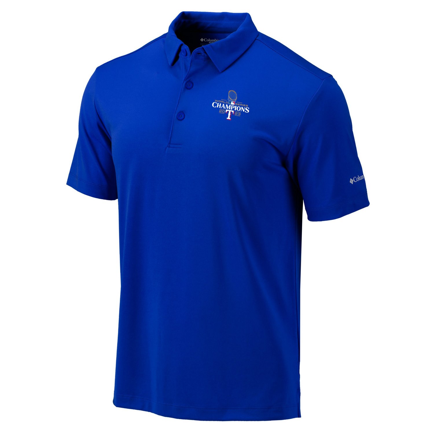 Columbia Texas Rangers 2023 World Series Champions Omni-Wick Drive Polo - view number 2