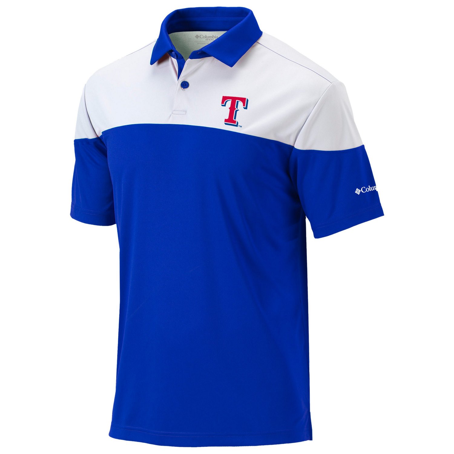 Columbia Texas Rangers Omni-Wick Best Ball Polo                                                                                  - view number 2