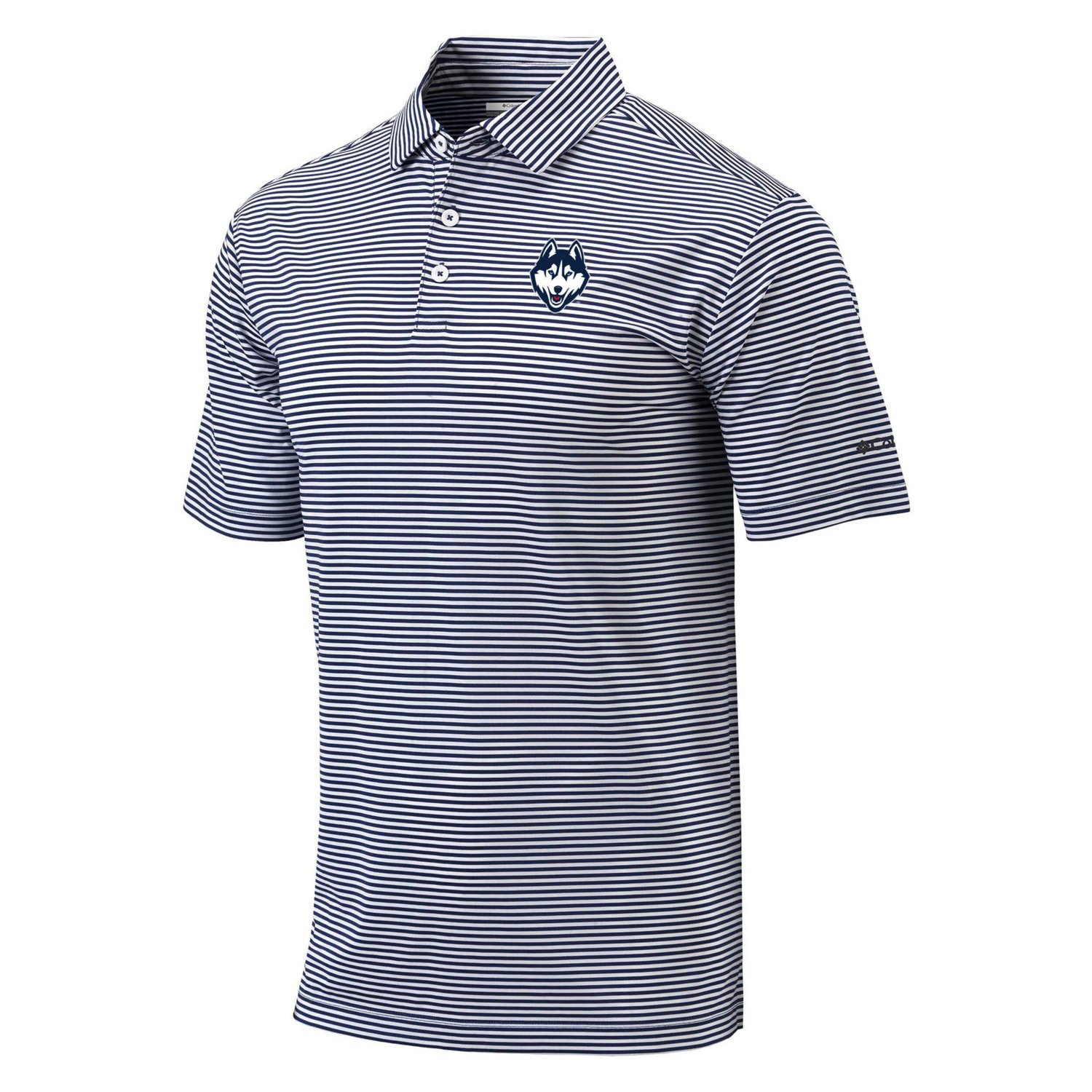 Columbia UConn Huskies Omni-Wick Club Invite Polo                                                                                - view number 2
