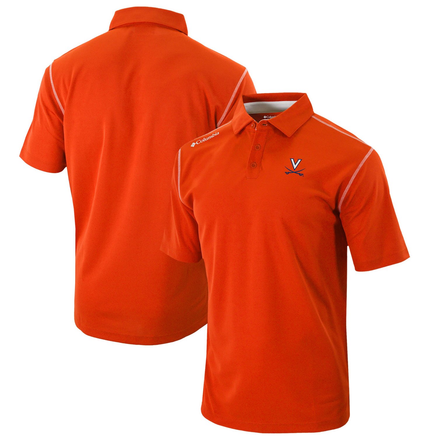 Columbia Virginia Cavaliers Omni-Wick Shotgun Polo