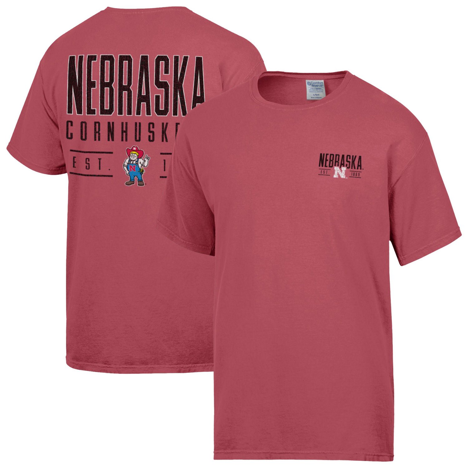ComfortWash Nebraska Huskers Big Name T-Shirt