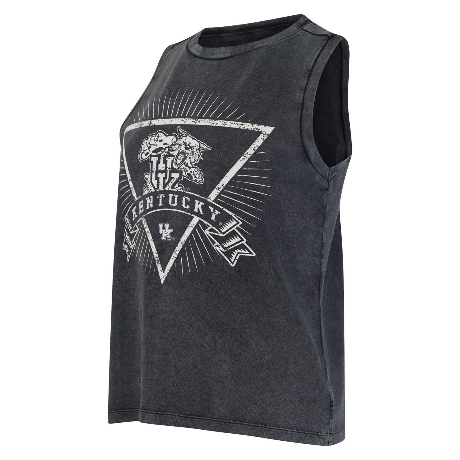 Concepts Sport Kentucky Wildcats Distressed Market French Terry Tank Top - view number 2