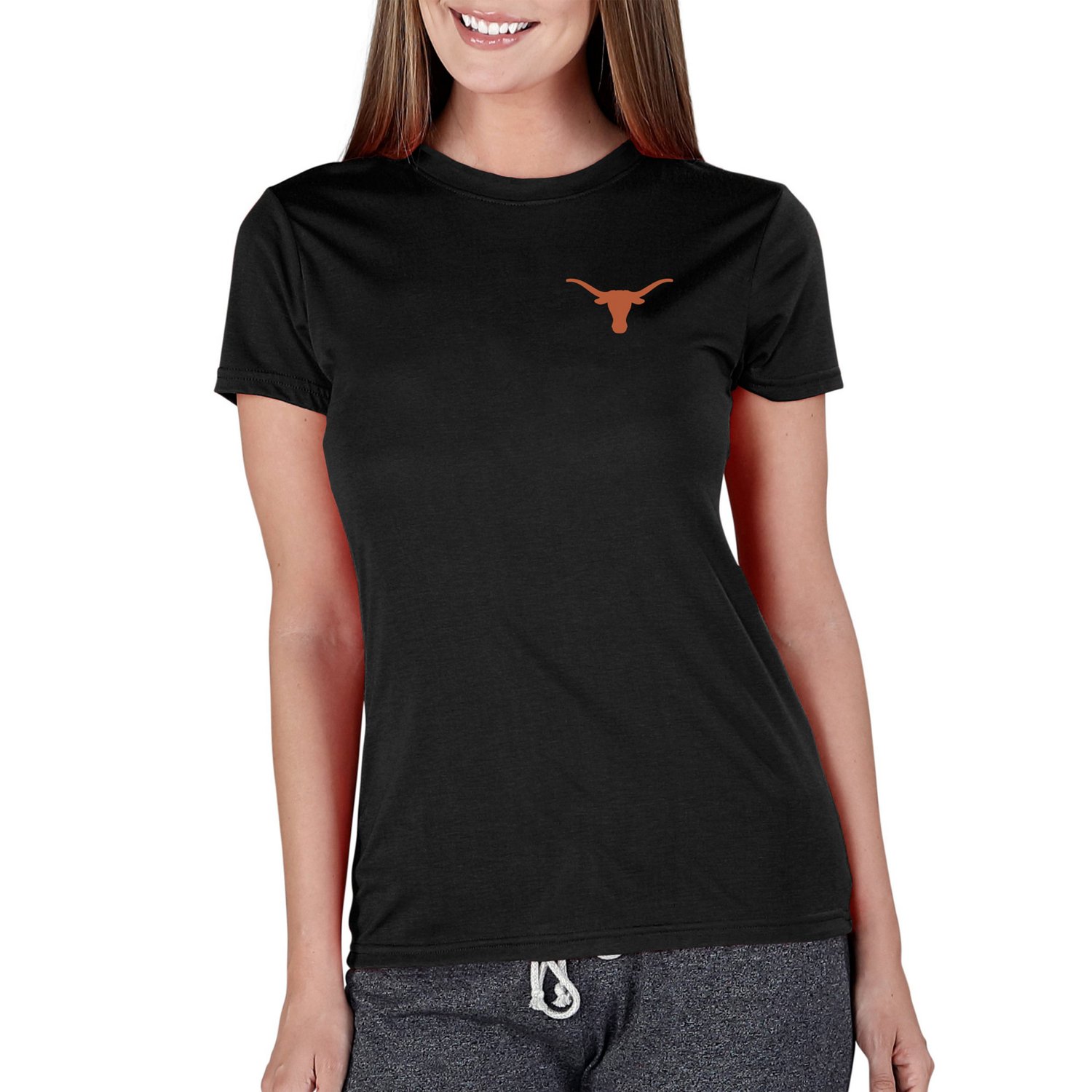 Concepts Sport Texas Longhorns Marathon Knit Top