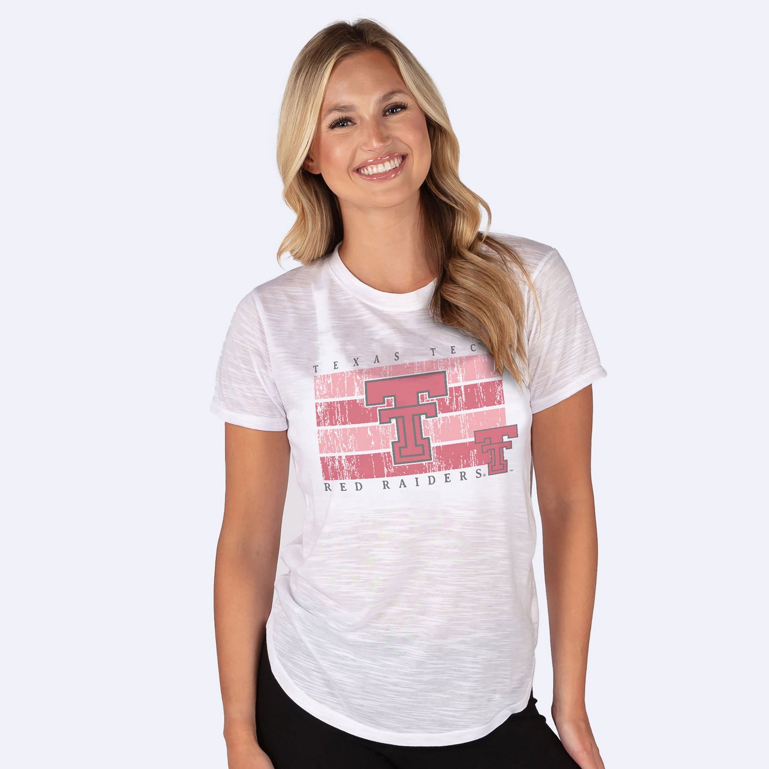 Concepts Sport Texas Tech Red Raiders Infuse Lightweight Slub Knit Top
