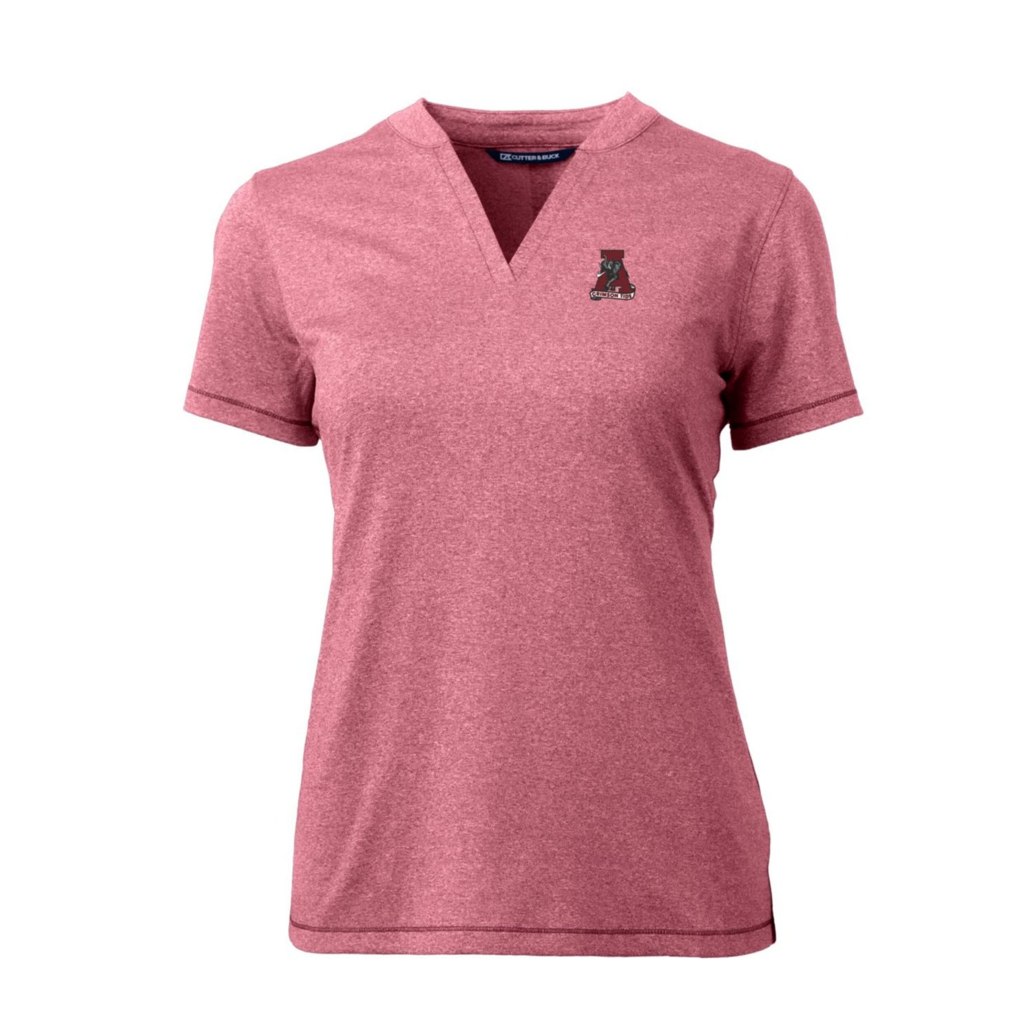 Cutter  Buck Alabama Crimson Tide Forge Stretch Blade V-Neck Top                                                                 - view number 2