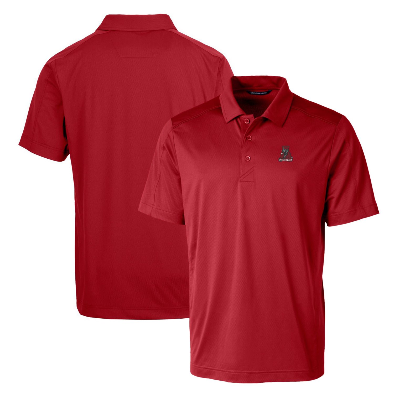 Cutter  Buck Alabama Crimson Tide Primary Team Logo Prospect Textured Stretch Polo                                               - view number 1