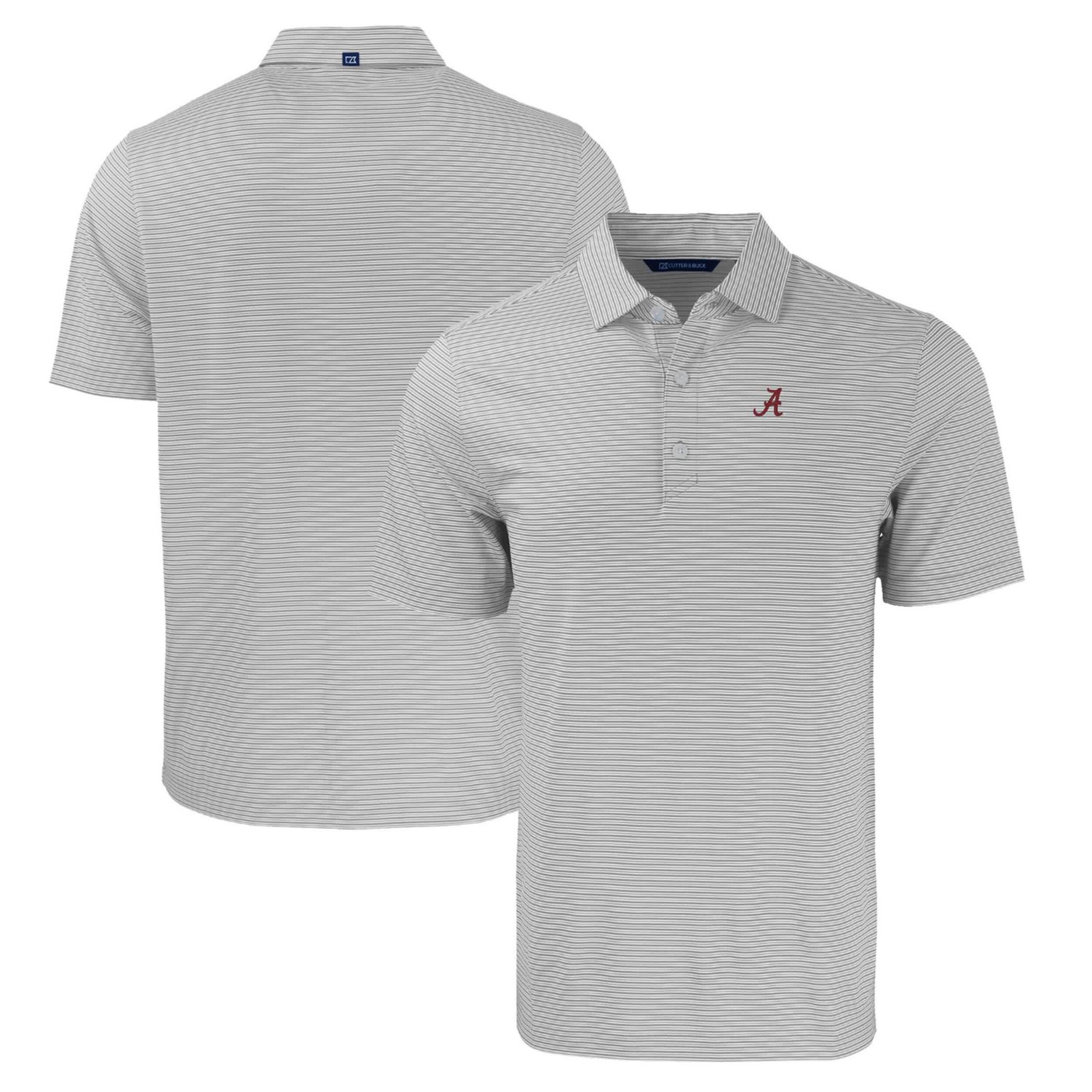 Cutter  Buck Alabama Tide Forge Eco Double Stripe Stretch Recycled Polo