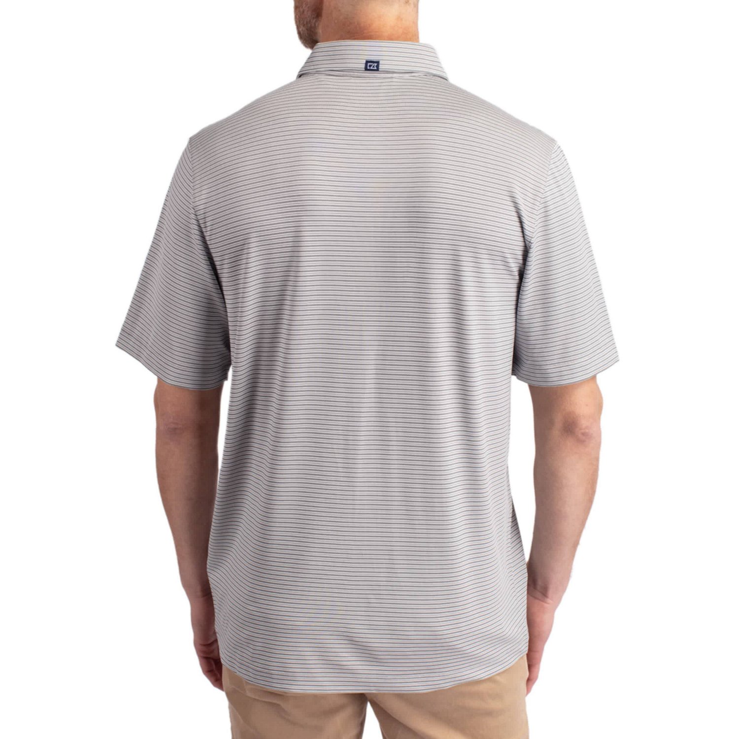 Cutter  Buck Arkansas Razorbacks Forge Eco Double Stripe Stretch Recycled Polo - view number 2