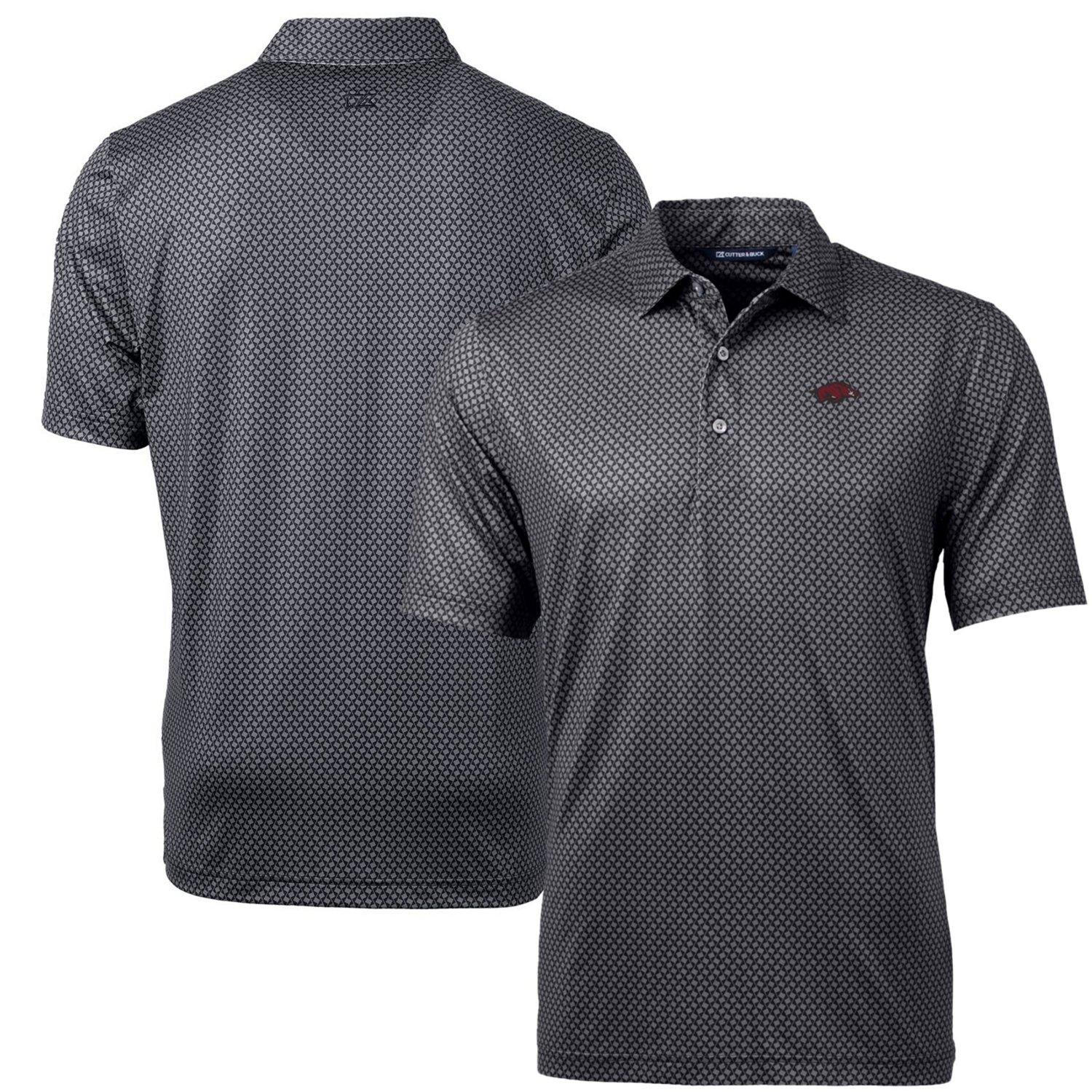 Cutter  Buck Arkansas Razorbacks Pike Banner Print Polo                                                                          - view number 1