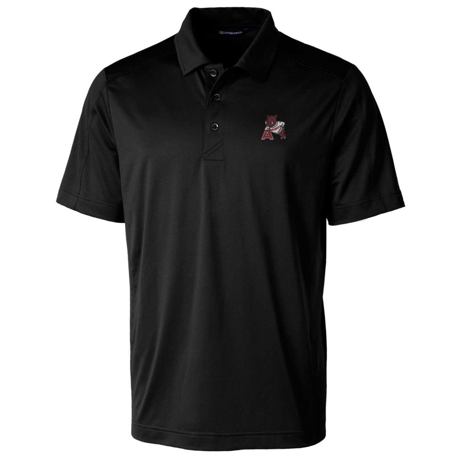 Cutter  Buck Arkansas Razorbacks Primary Team Logo Prospect Textured Stretch Polo                                                - view number 2
