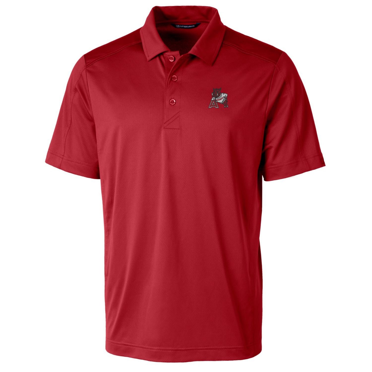 Cutter  Buck Arkansas Razorbacks Primary Team Logo Prospect Textured Stretch Polo                                                - view number 2