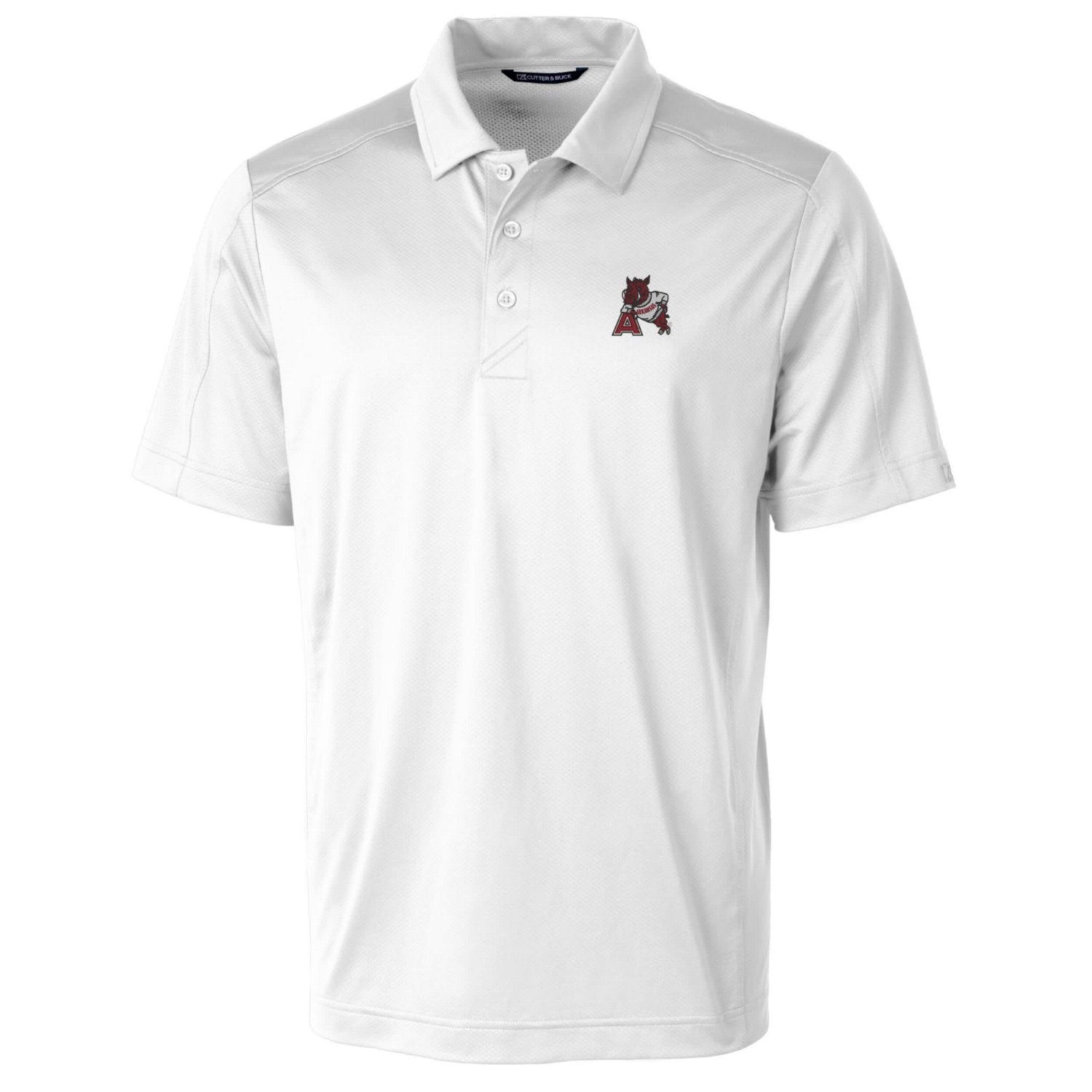 Cutter  Buck Arkansas Razorbacks Primary Team Logo Prospect Textured Stretch Polo                                                - view number 2