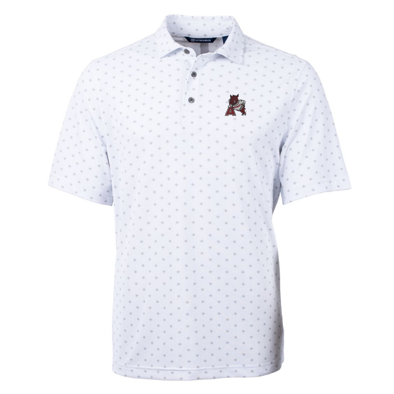 Cutter  Buck Arkansas Razorbacks Virtue Eco Pique Tile Recycled Polo                                                             - view number 2