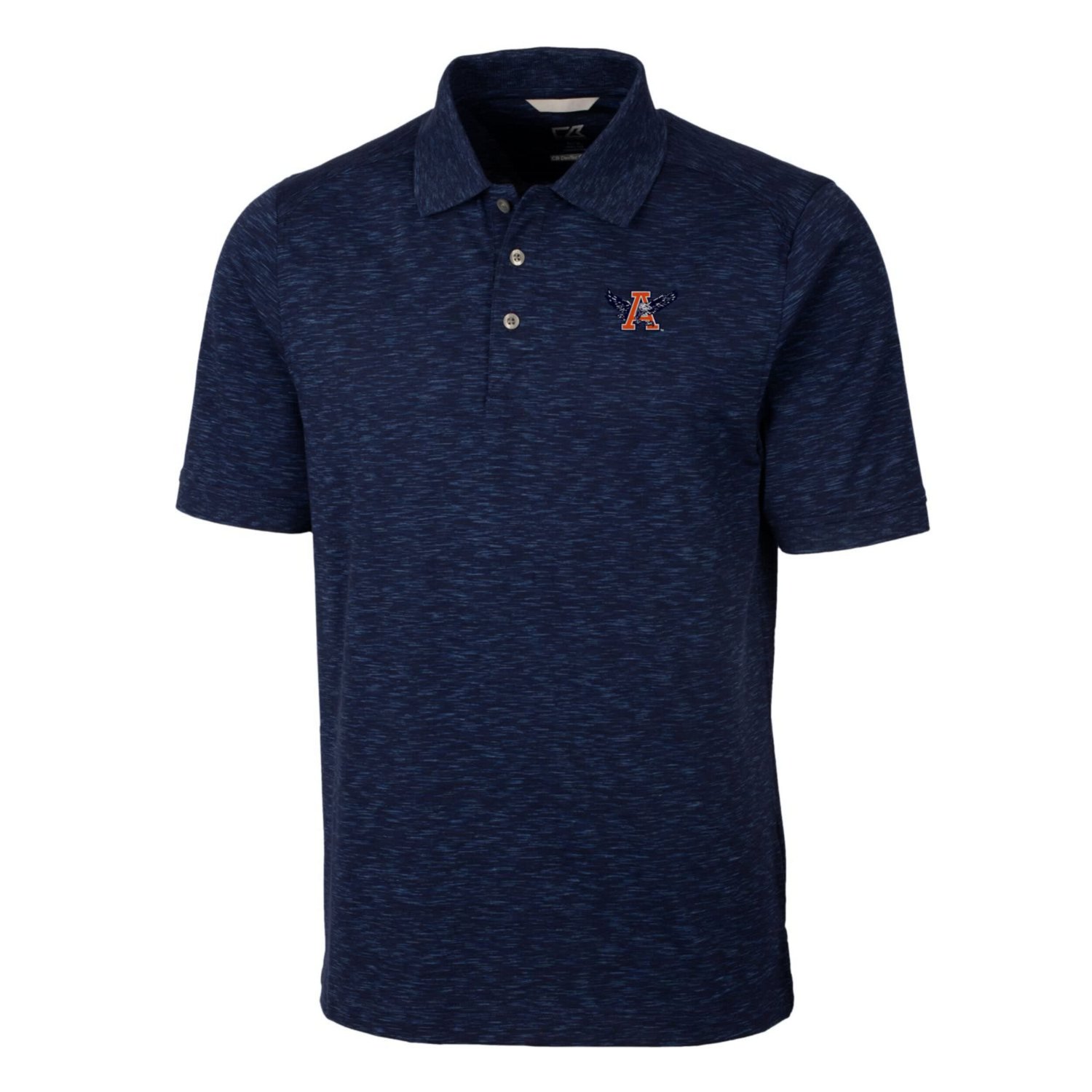 Cutter  Buck Auburn Tigers Advantage Space Dye Tri-Blend Polo                                                                    - view number 2