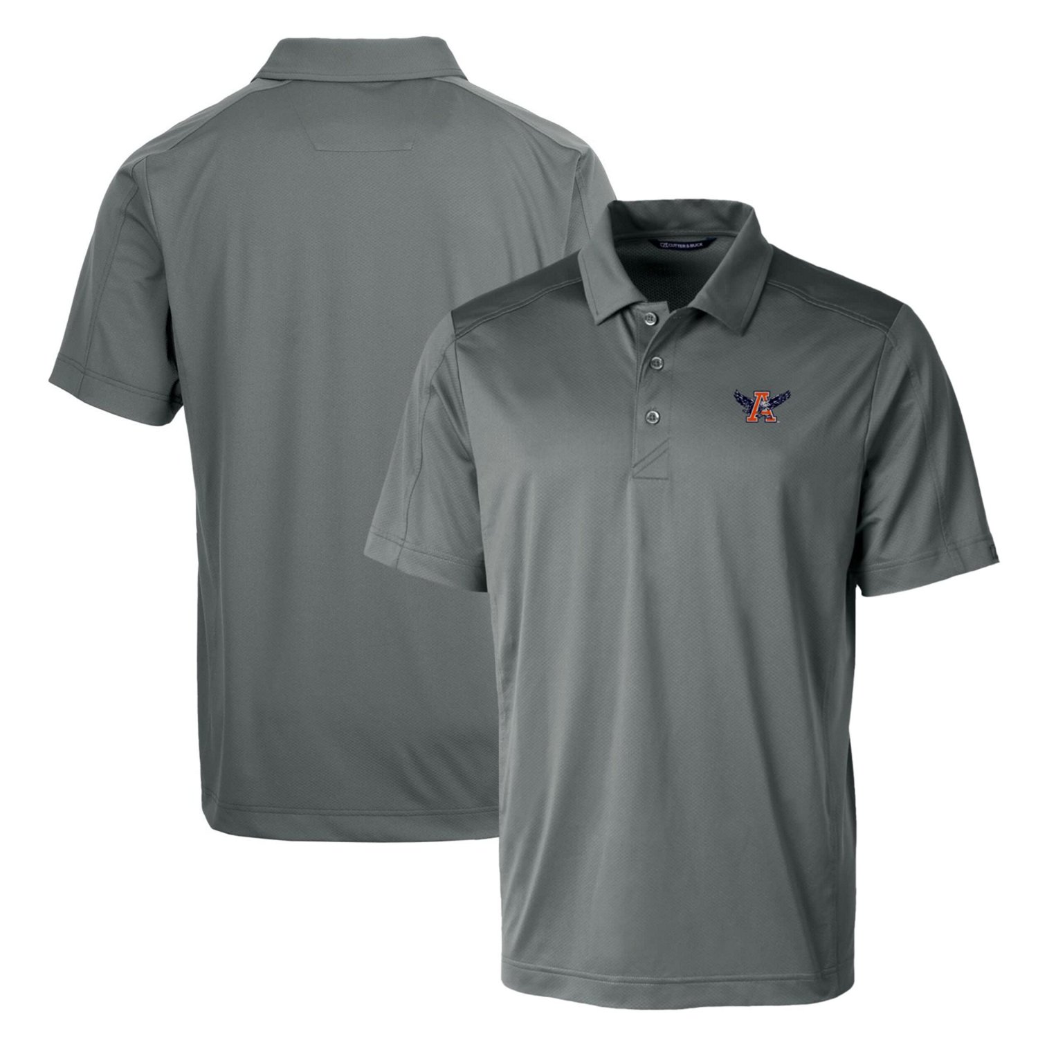 Cutter  Buck Auburn Tigers Primary Team Logo Prospect Textured Stretch Polo                                                      - view number 1