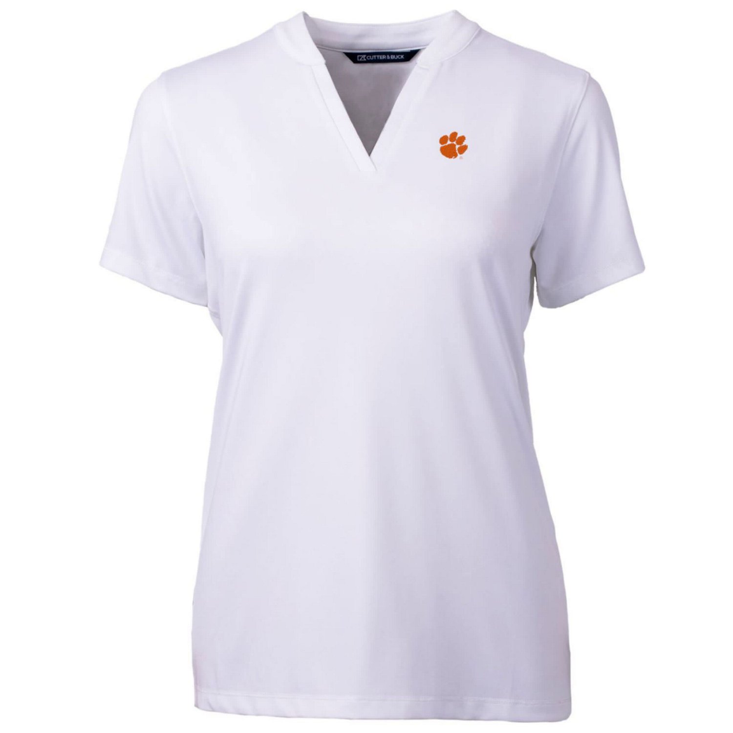 Cutter  Buck Clemson Tigers Forge Blade V-Neck Top                                                                               - view number 2