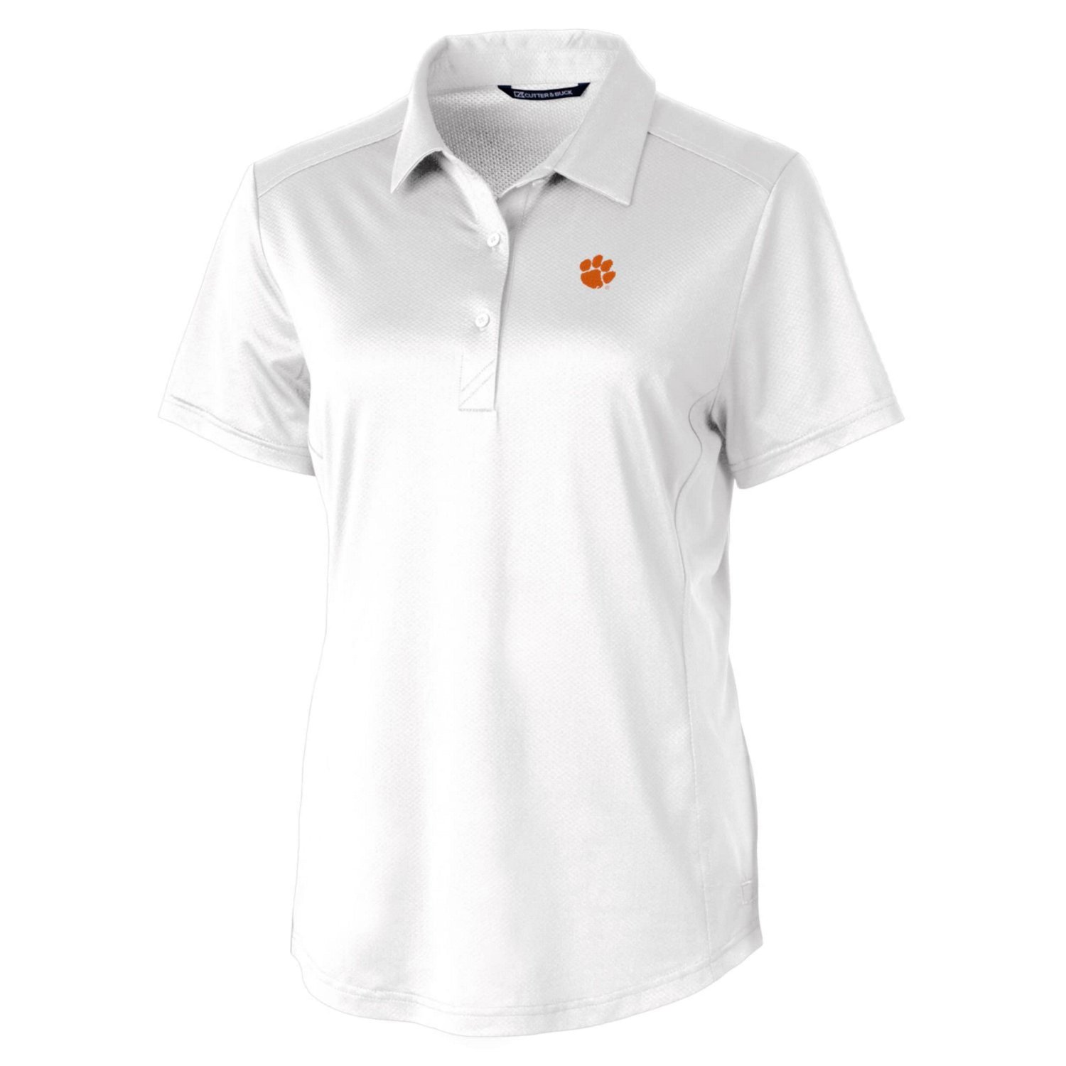 Cutter  Buck Clemson Tigers Prospect Textured Stretch Polo                                                                       - view number 2