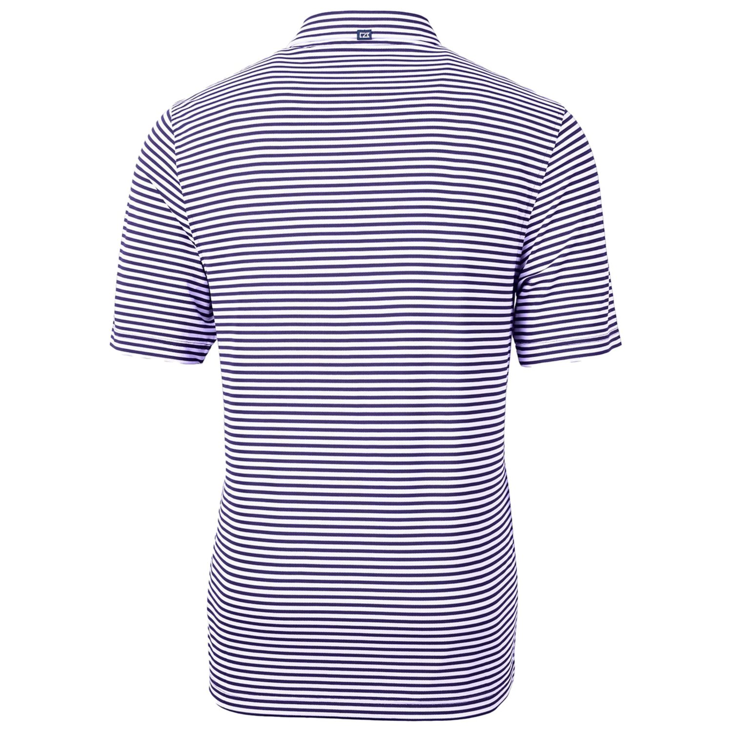 Cutter  Buck Clemson Tigers Throwback Logo Virtue Eco Pique Stripe Recycled Polo                                                 - view number 3