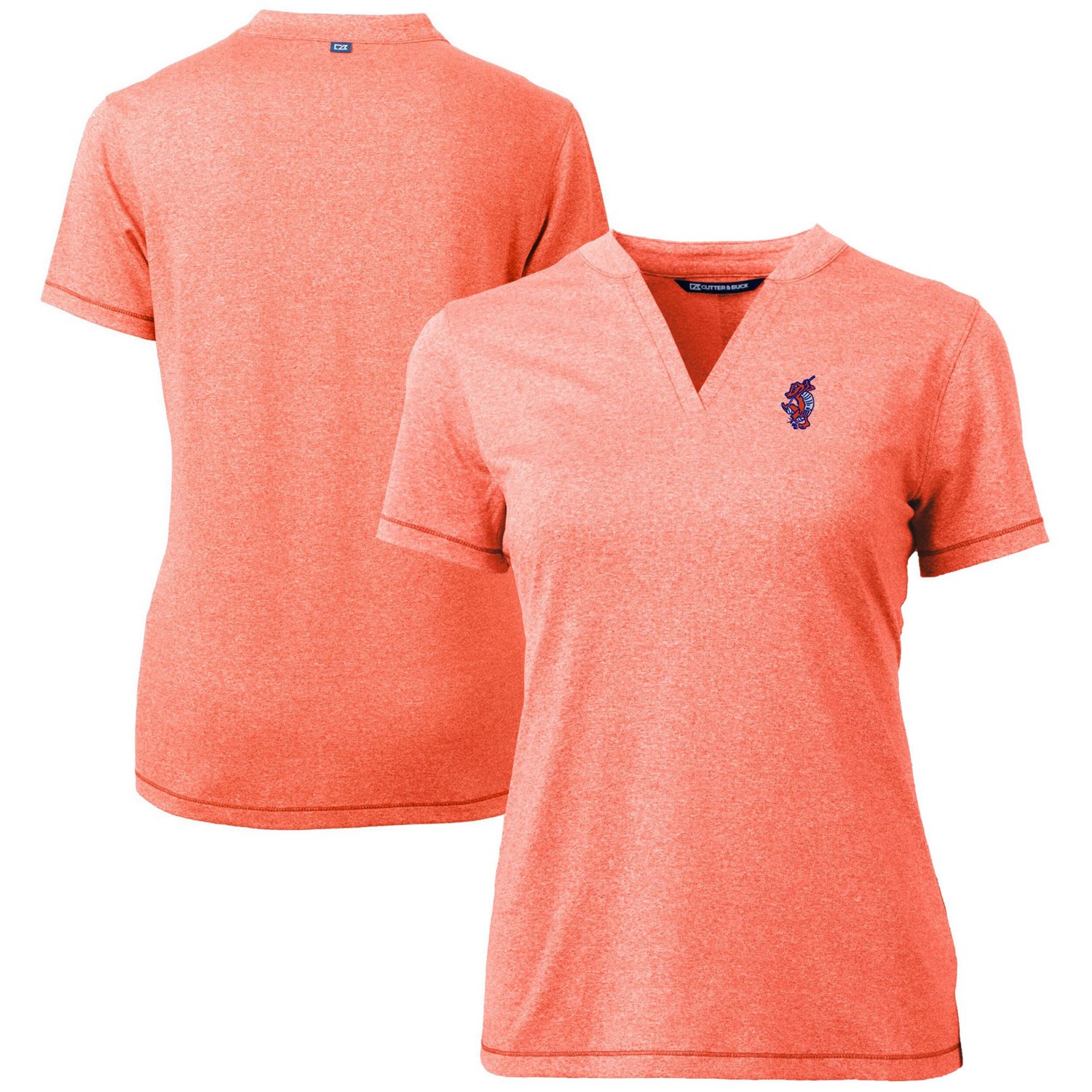 Cutter  Buck Florida Gators Swinging Gator DryTec Forge Stretch V-Neck Blade Top