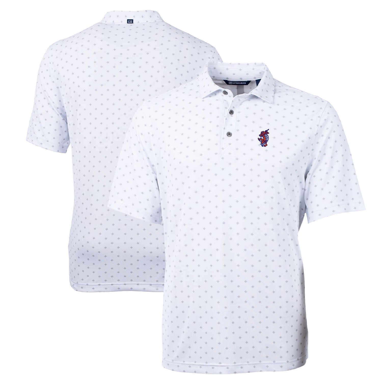 Cutter  Buck Florida Gators Swinging Gator Virtue Eco Pique Tile Print Recycled Polo                                             - view number 1