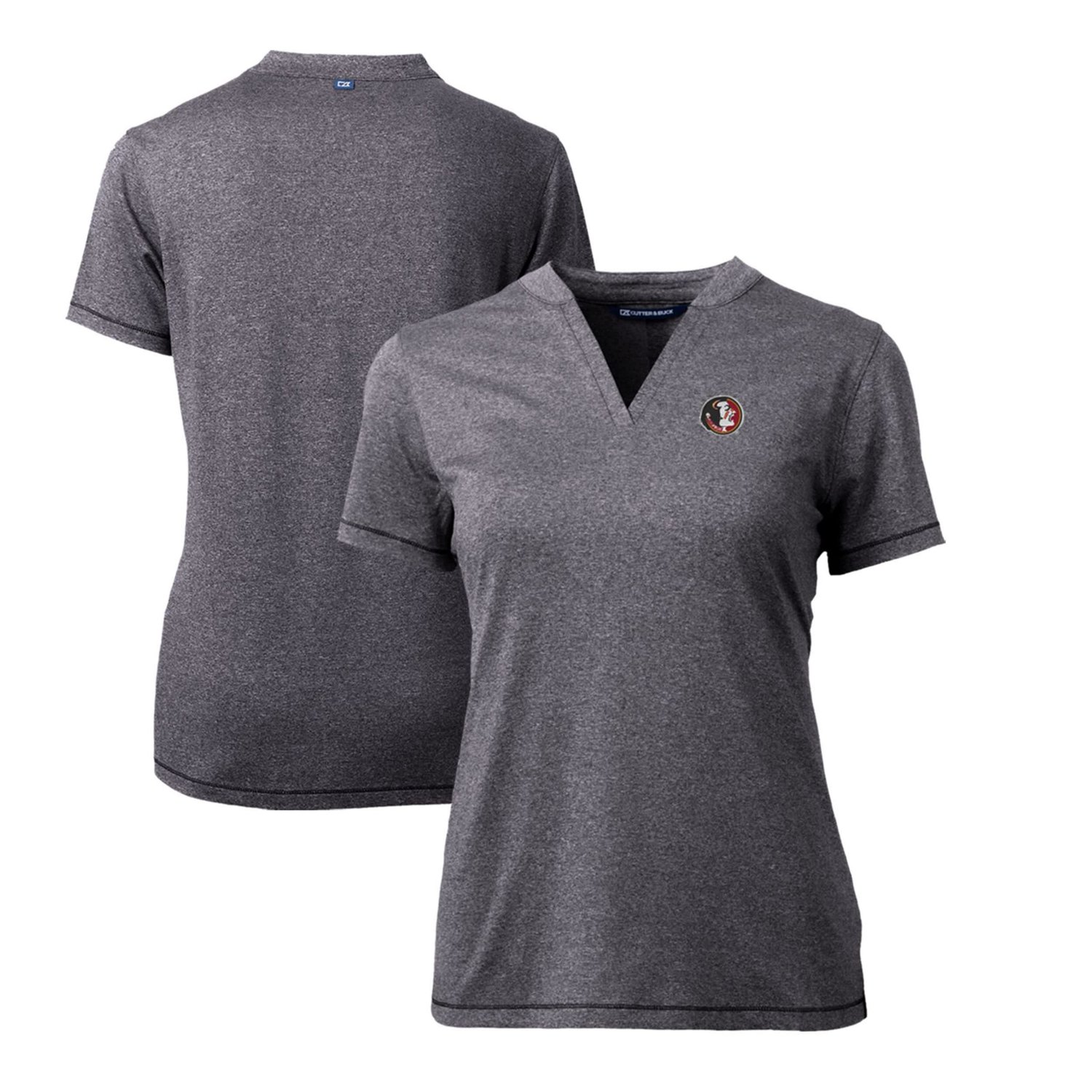 Cutter  Buck Florida State Seminoles Forge Stretch Blade V-Neck Top                                                              - view number 1
