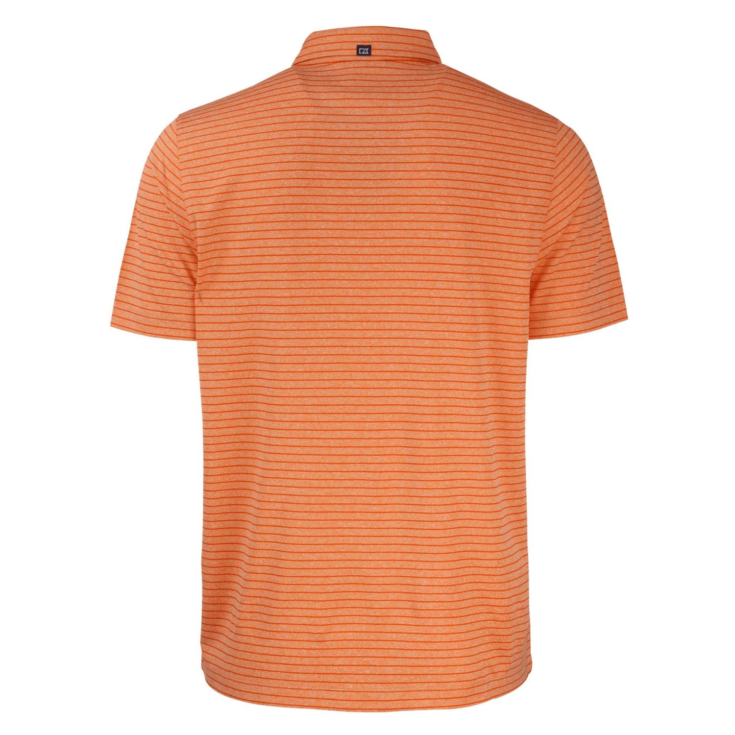 Cutter  Buck Heather Clemson Tigers Forge Eco Heathered Stripe Stretch Recycled Polo - view number 3