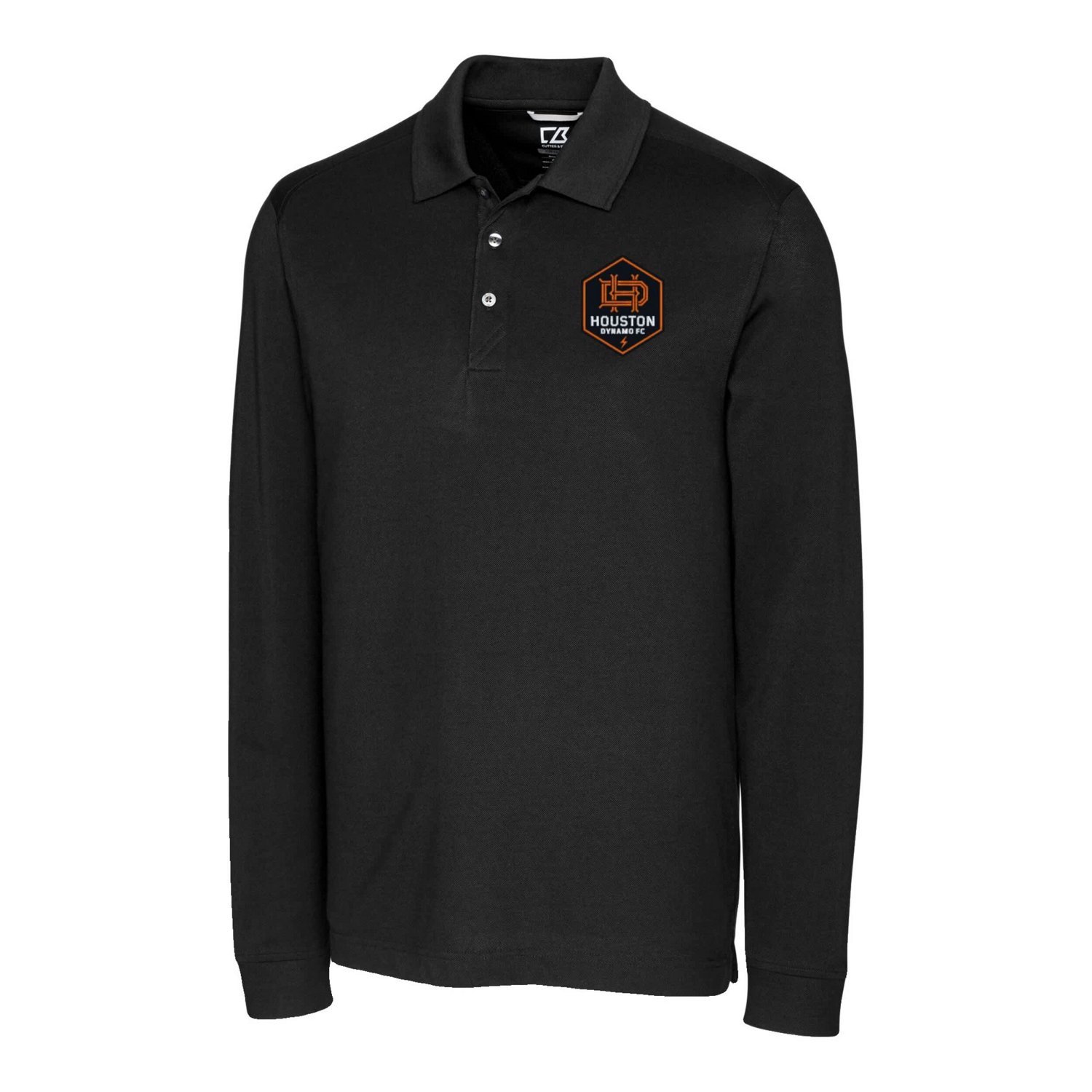 Cutter  Buck Houston Dynamo FC Advantage Eco Tri-Blend Pique Long Sleeve Polo - view number 2