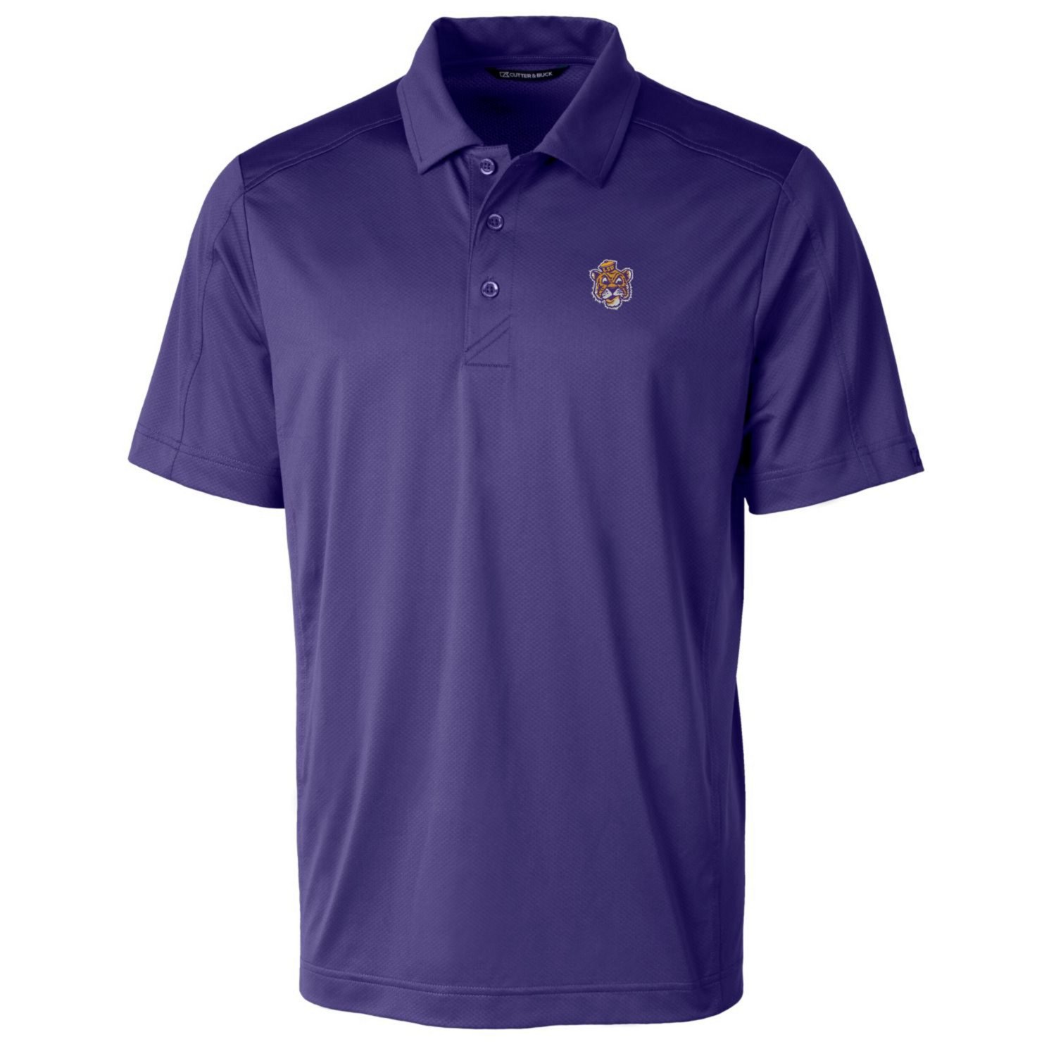 Cutter  Buck LSU Tigers Primary Team Logo Prospect Textured Stretch Polo                                                         - view number 2