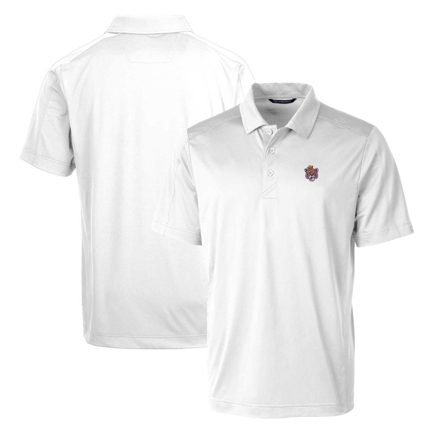Cutter  Buck LSU Tigers Primary Team Logo Prospect Textured Stretch Polo                                                         - view number 1