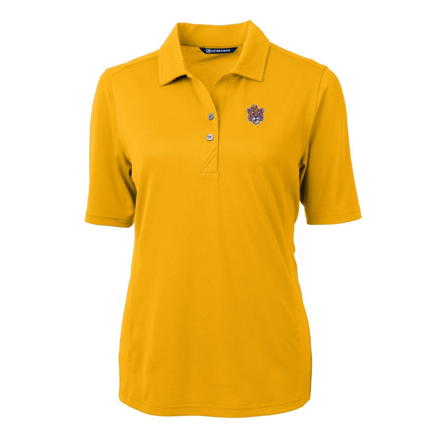 Cutter  Buck LSU Tigers Team Virtue Eco Pique Recycled Polo                                                                      - view number 2