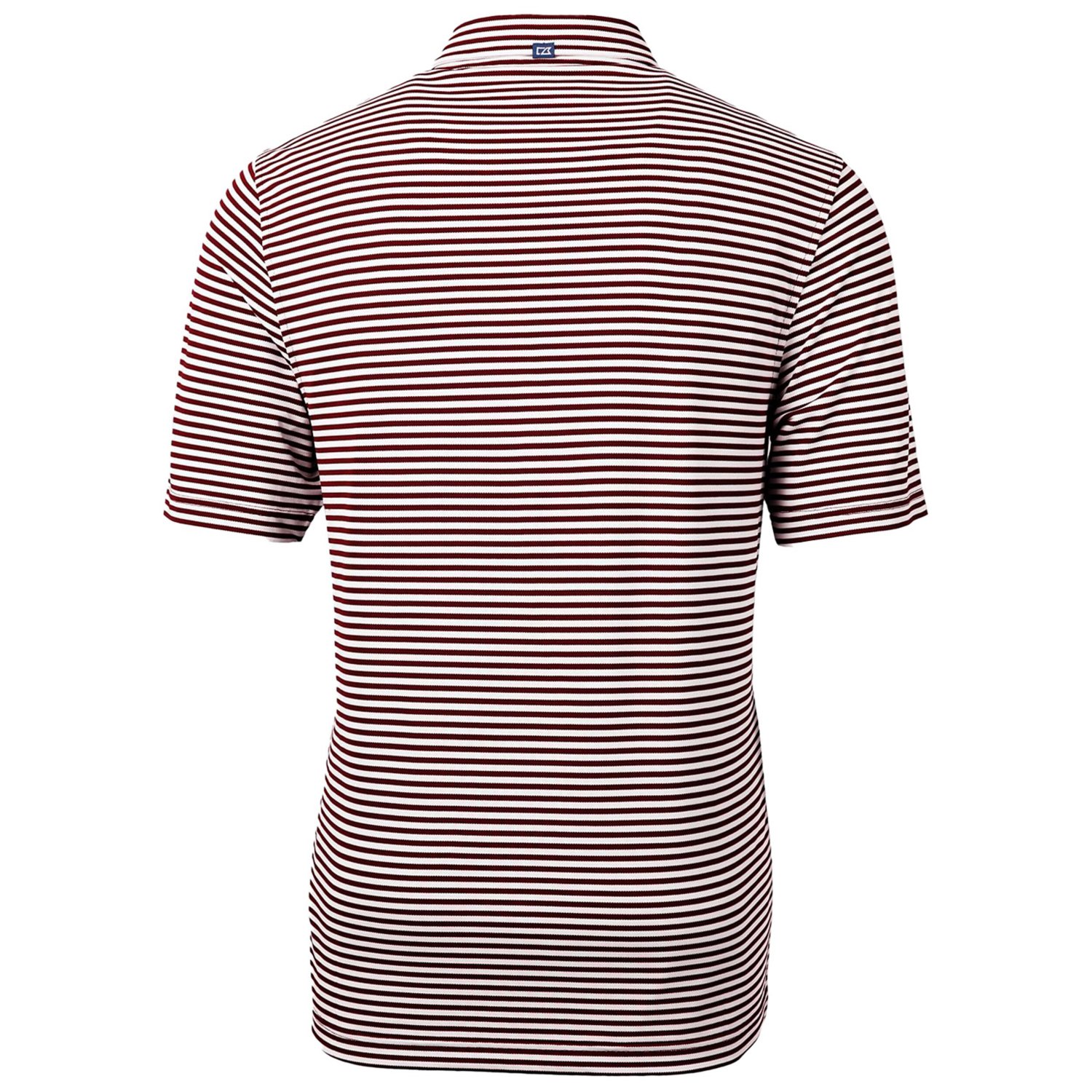 Cutter  Buck Maroon Mississippi State Bulldogs Throwback Logo Virtue Eco Pique Stripe Recycled Polo - view number 3