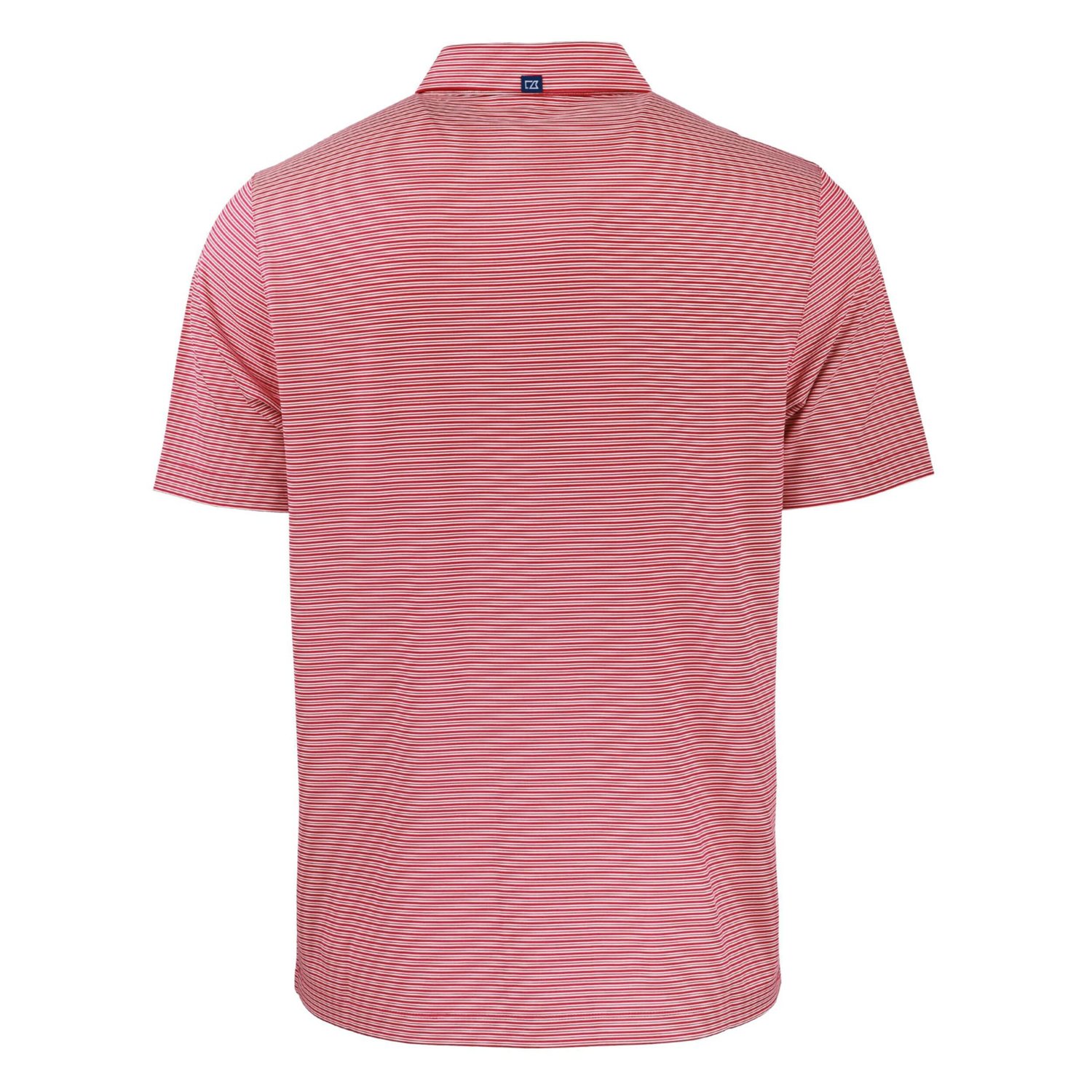 Cutter  Buck Ohio State Buckeyes Primary Logo Forge Eco Double Stripe Stretch Recycled Polo - view number 3