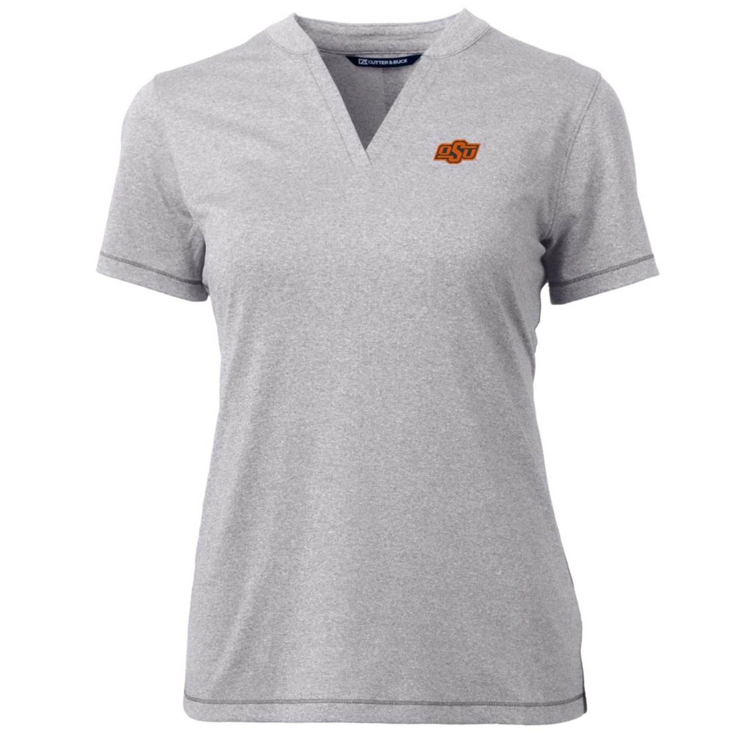 Cutter  Buck Oklahoma State Cowboys Forge Blade V-Neck Top                                                                       - view number 2