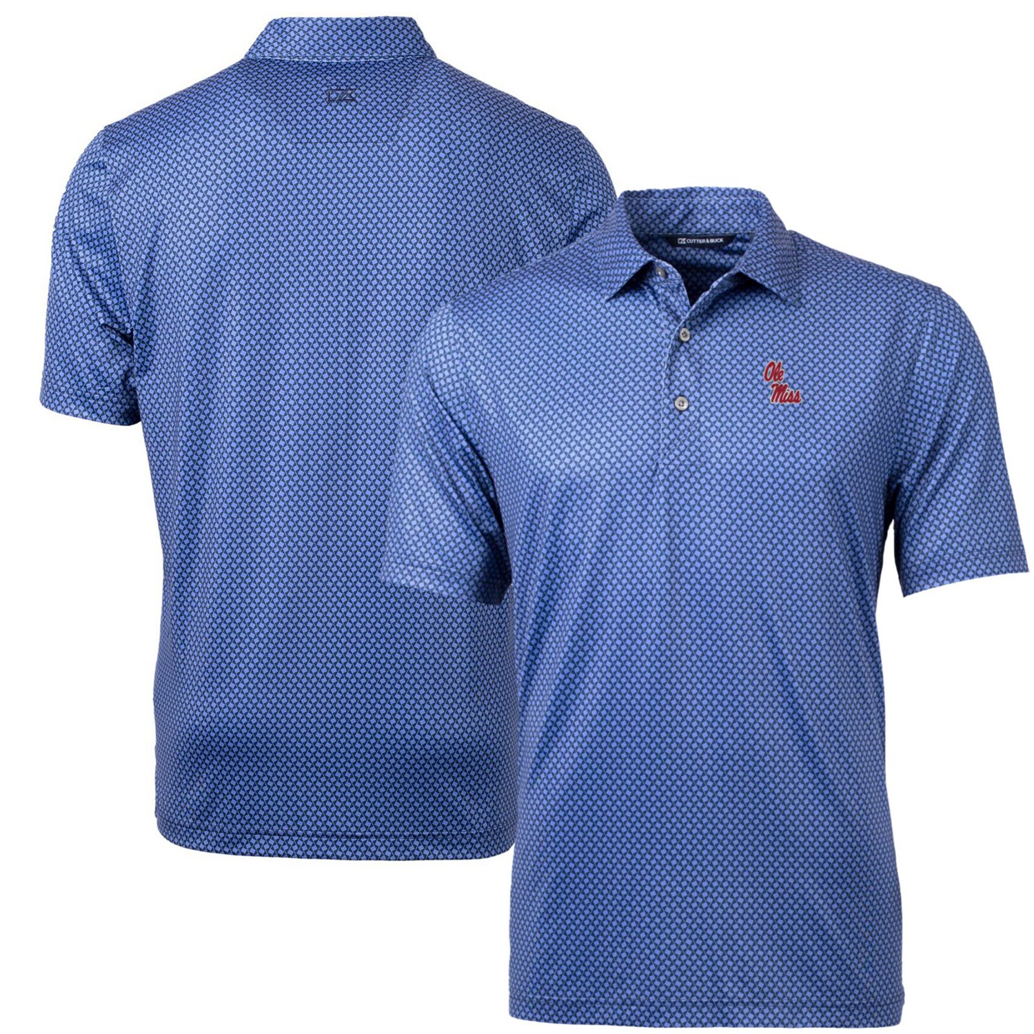 Cutter  Buck Ole Miss Rebels Pike Banner Print Polo                                                                              - view number 1
