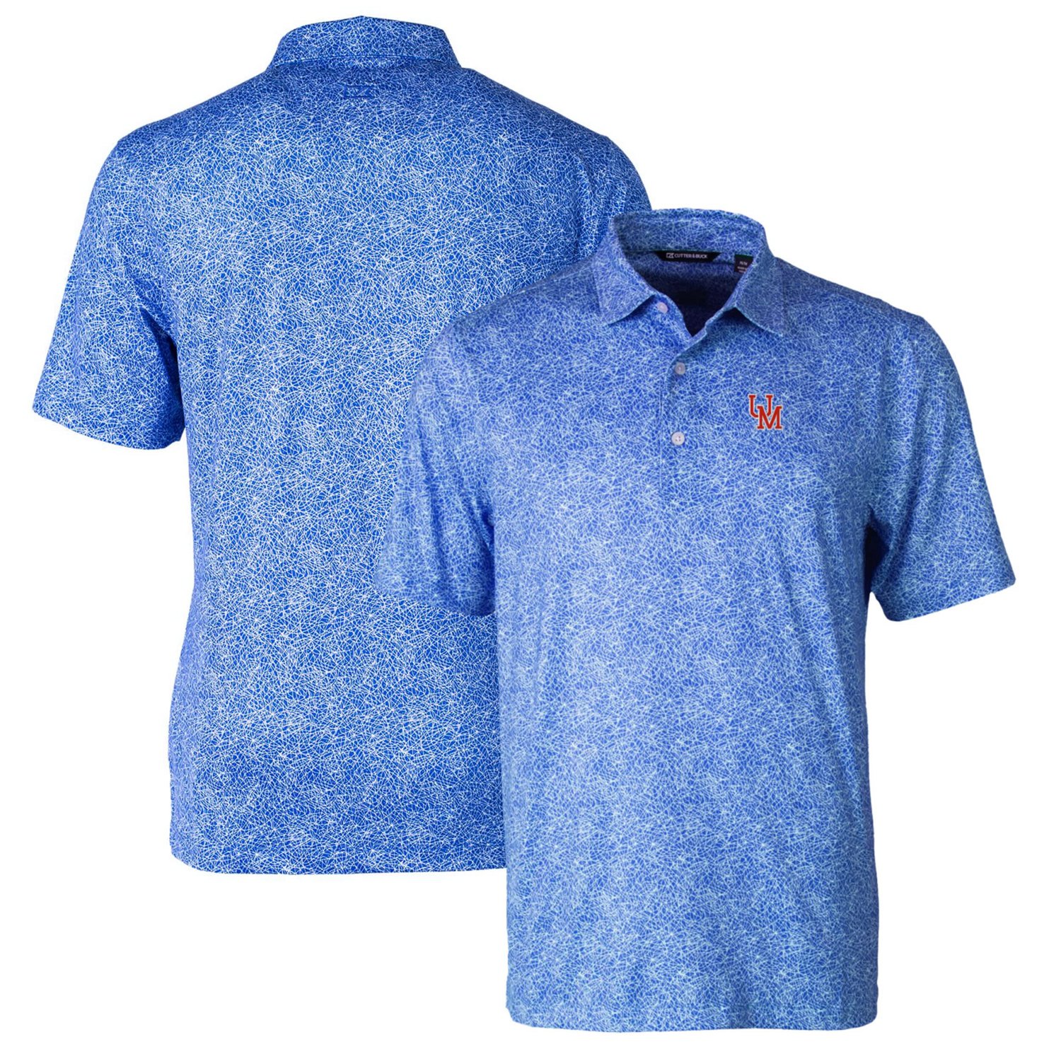 Cutter  Buck Ole Miss Rebels Pike Constellation Stretch Polo