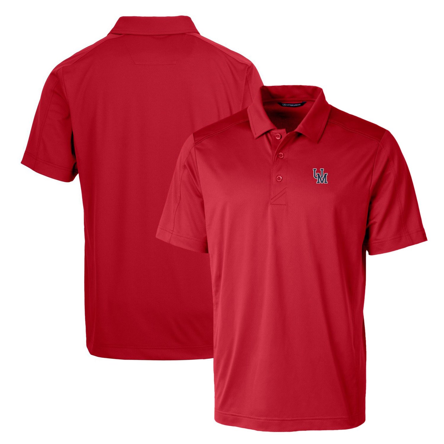 Cutter  Buck Ole Miss Rebels Primary Team Logo Prospect Textured Stretch Polo                                                    - view number 1