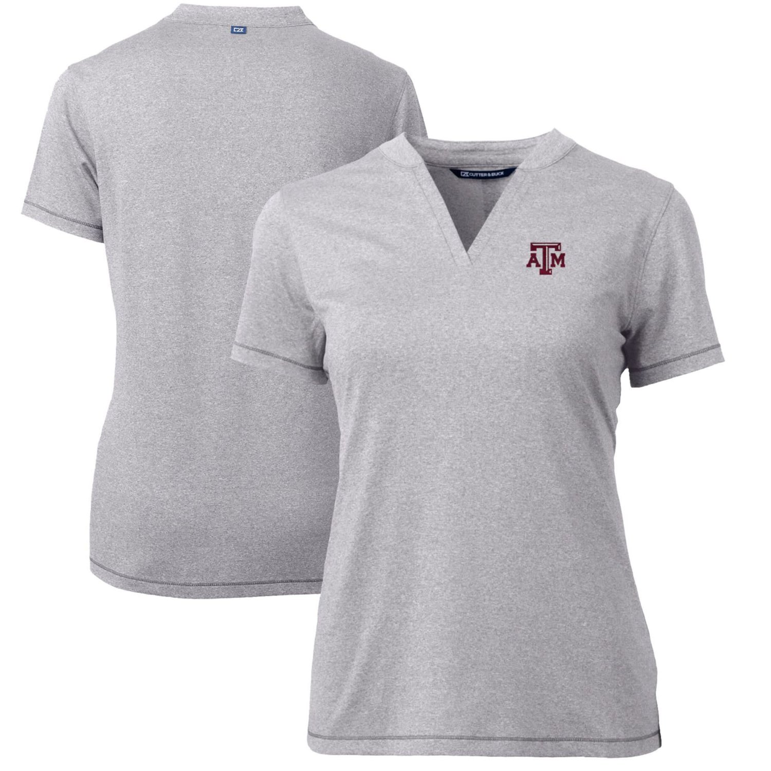 Cutter  Buck Texas AM Aggies Forge Blade V-Neck Top                                                                              - view number 1