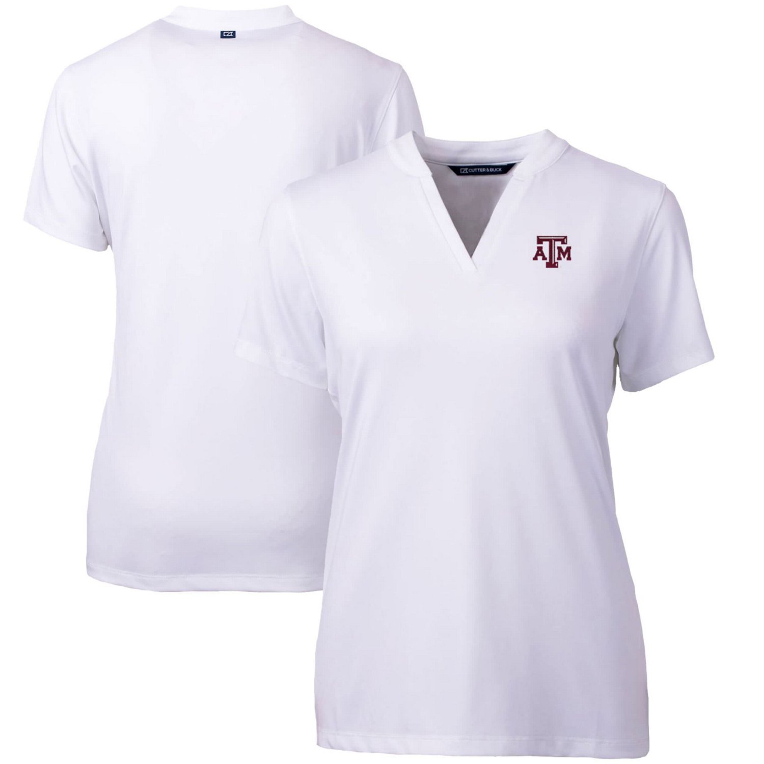 Cutter  Buck Texas AM Aggies Forge Blade V-Neck Top                                                                              - view number 1